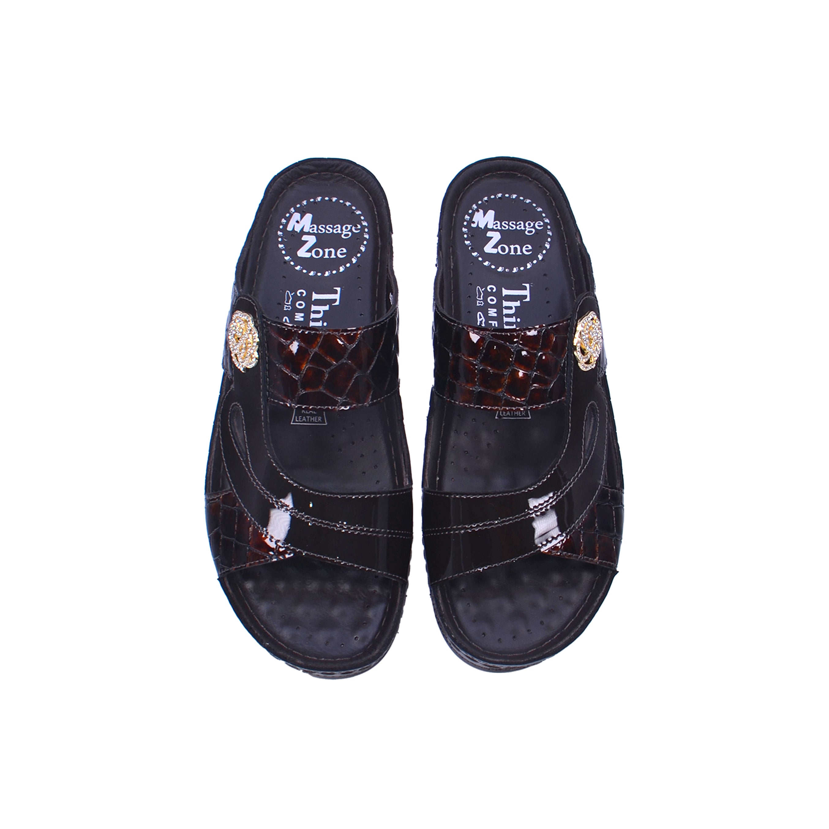 Think 4014 Women's Sandals #color_Brown