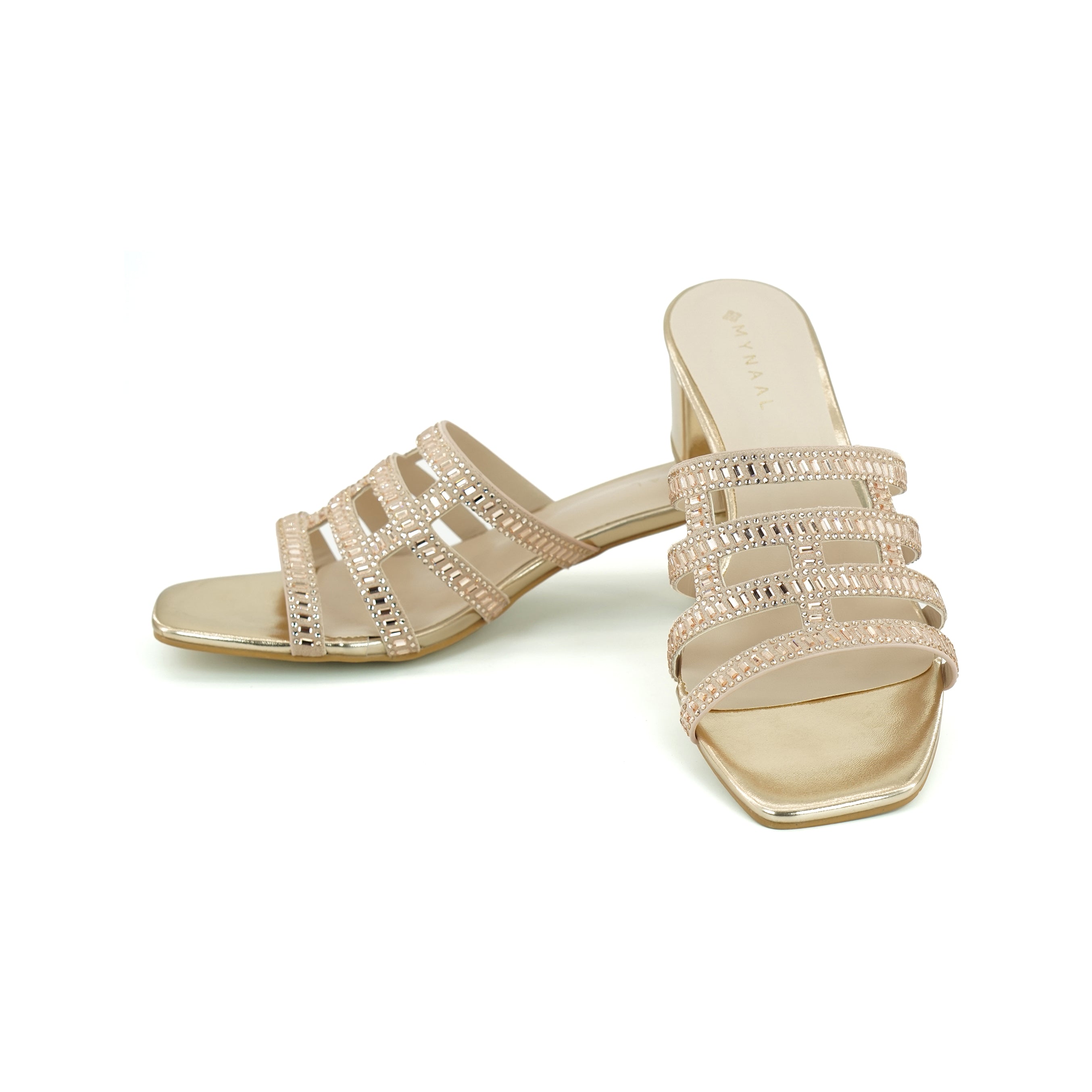 Mynaal 18F8827-6857 Women's Sandals #color_Rose Gold
