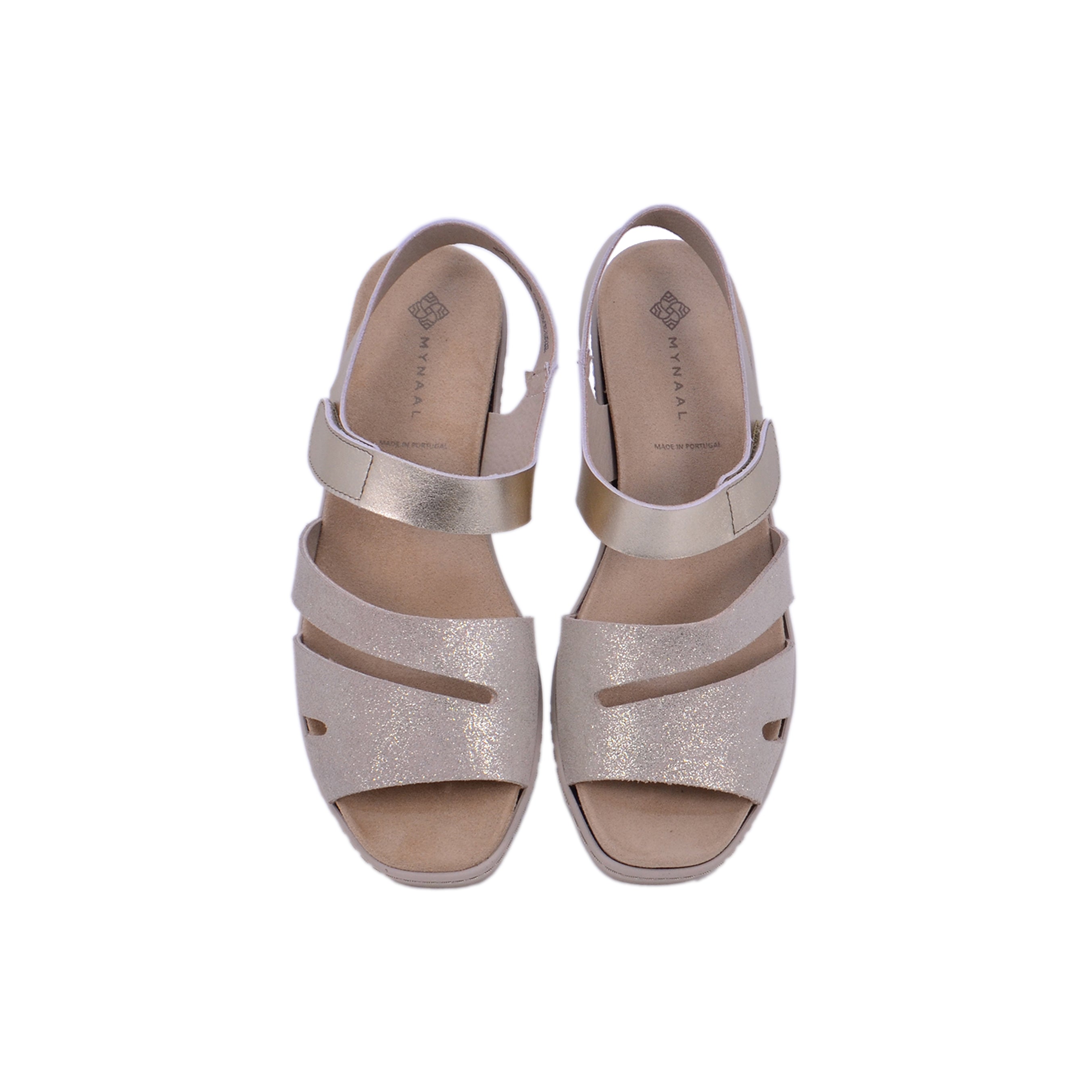 Mynaal Milan 21511T Women's Sandals #color_Gold