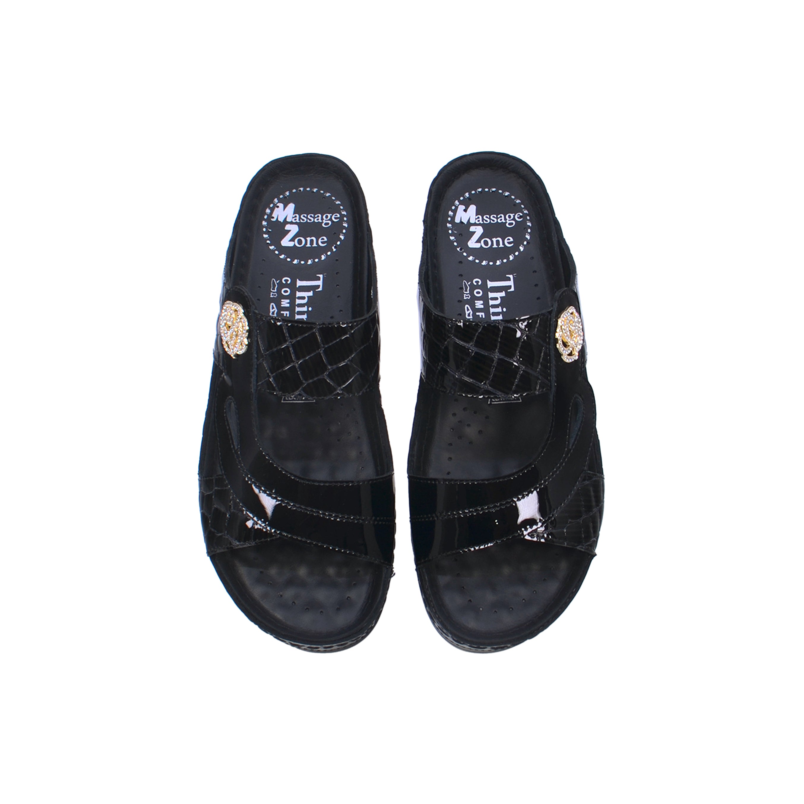 Think 4014 Women's Sandals #color_Black