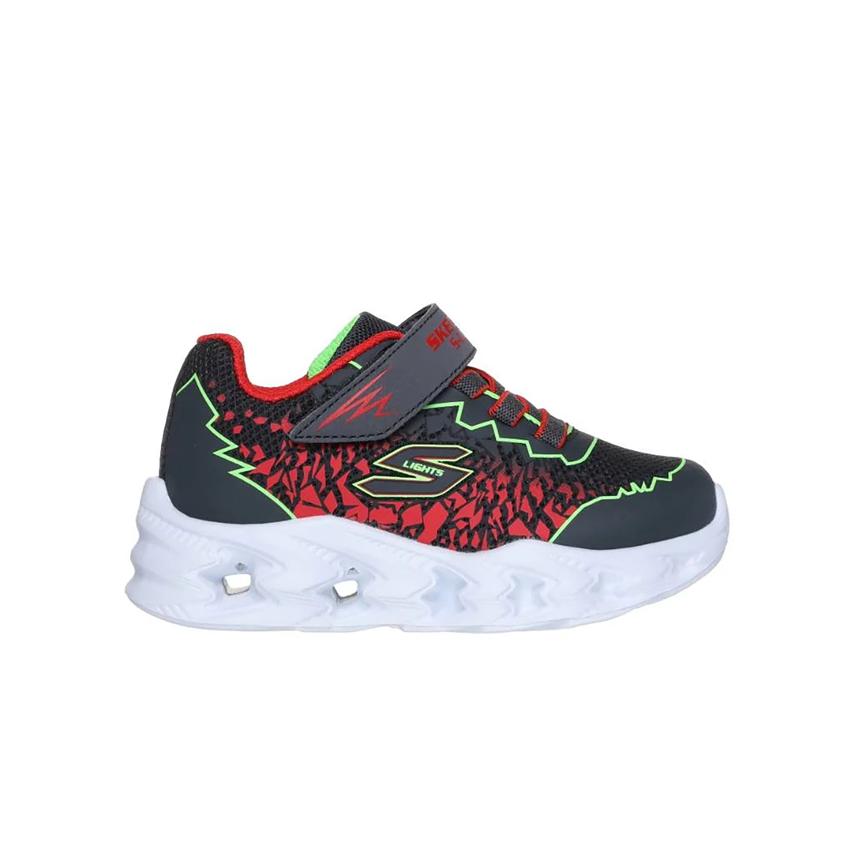 Skechers Boys S-Lights: Vortex 2.0 - Zorento Shoes #color_Gray