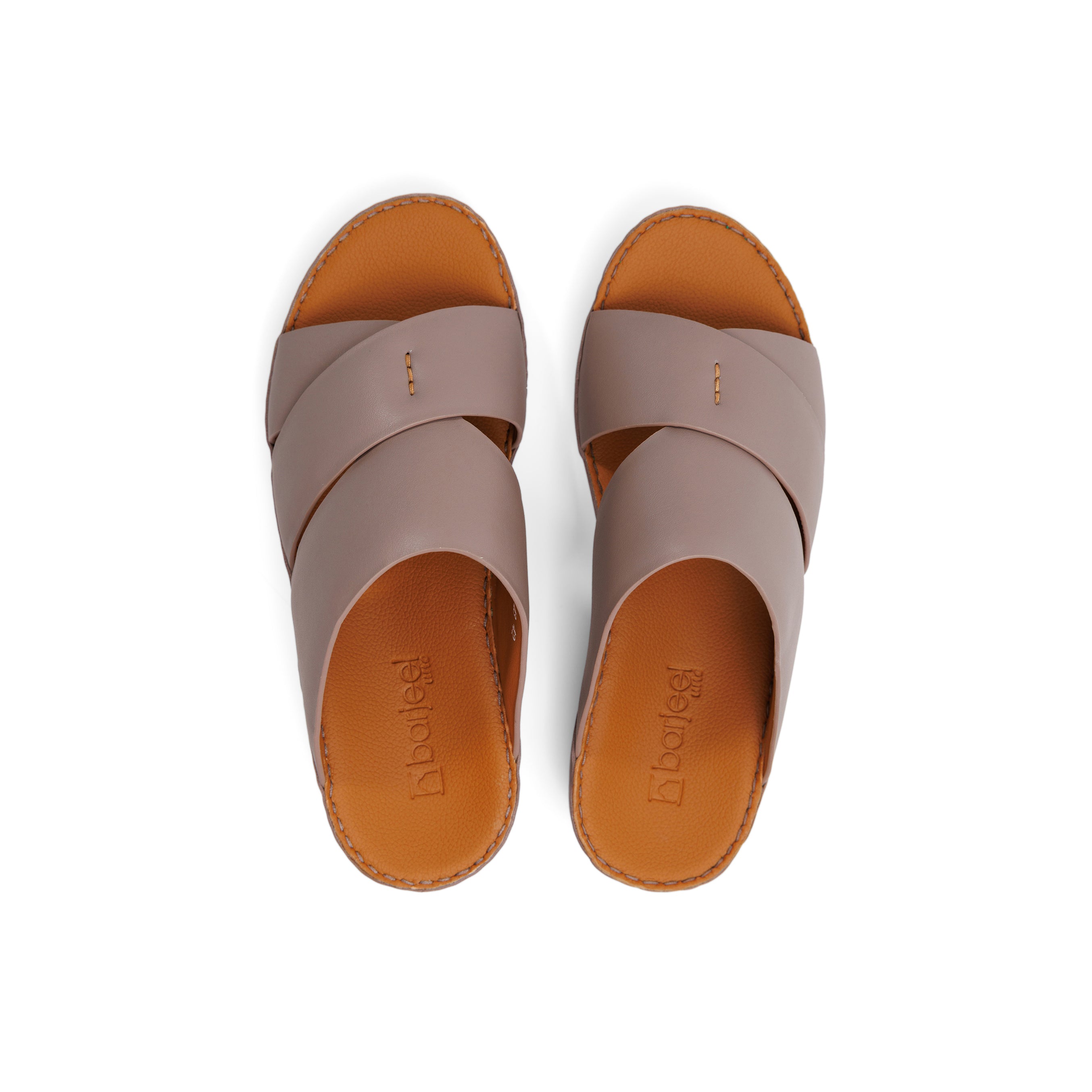 Barjeel Uno BS 43 Men's Sandals #color_Beige