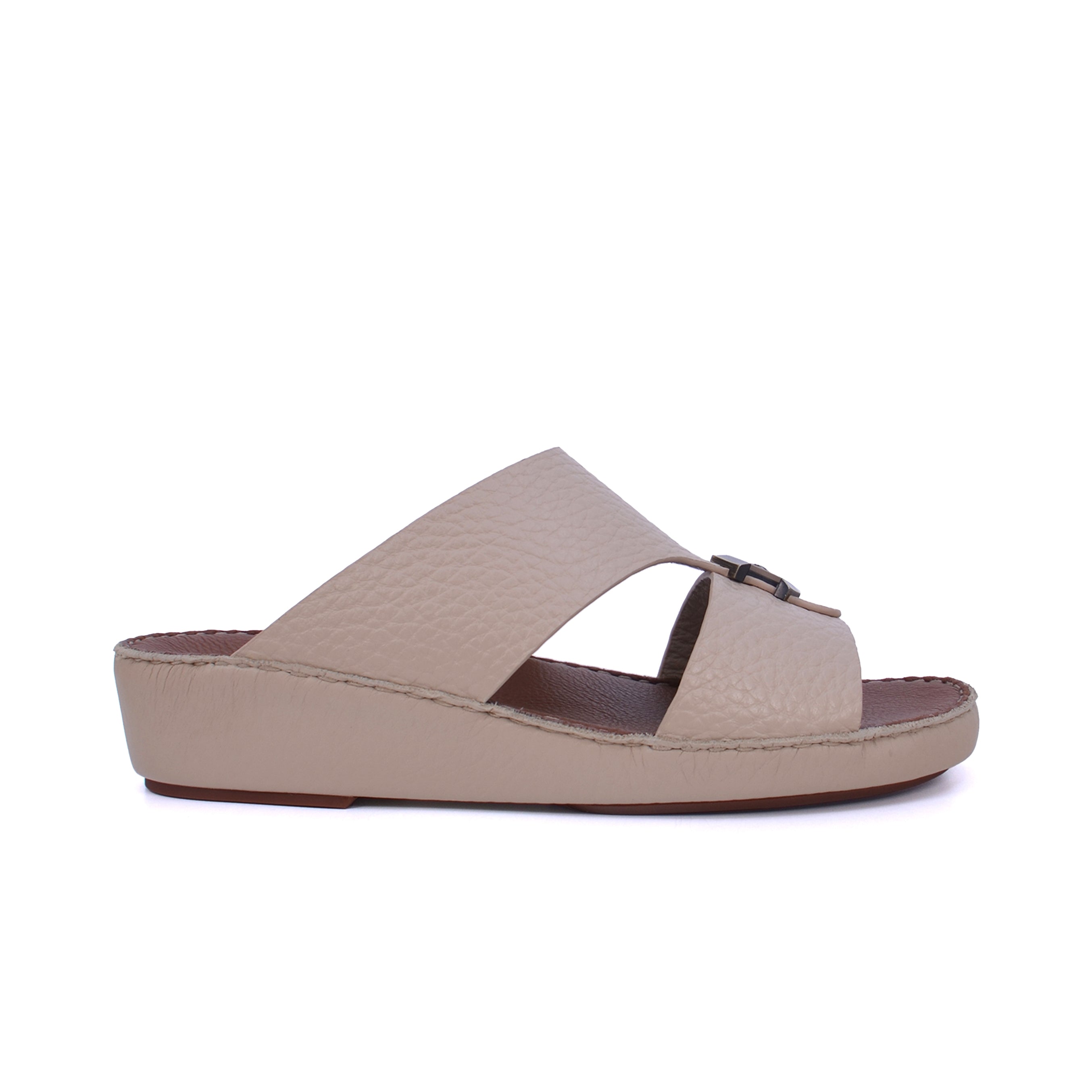 Mynaal MYL 005 Men's Arabic Sandals #color_Beige