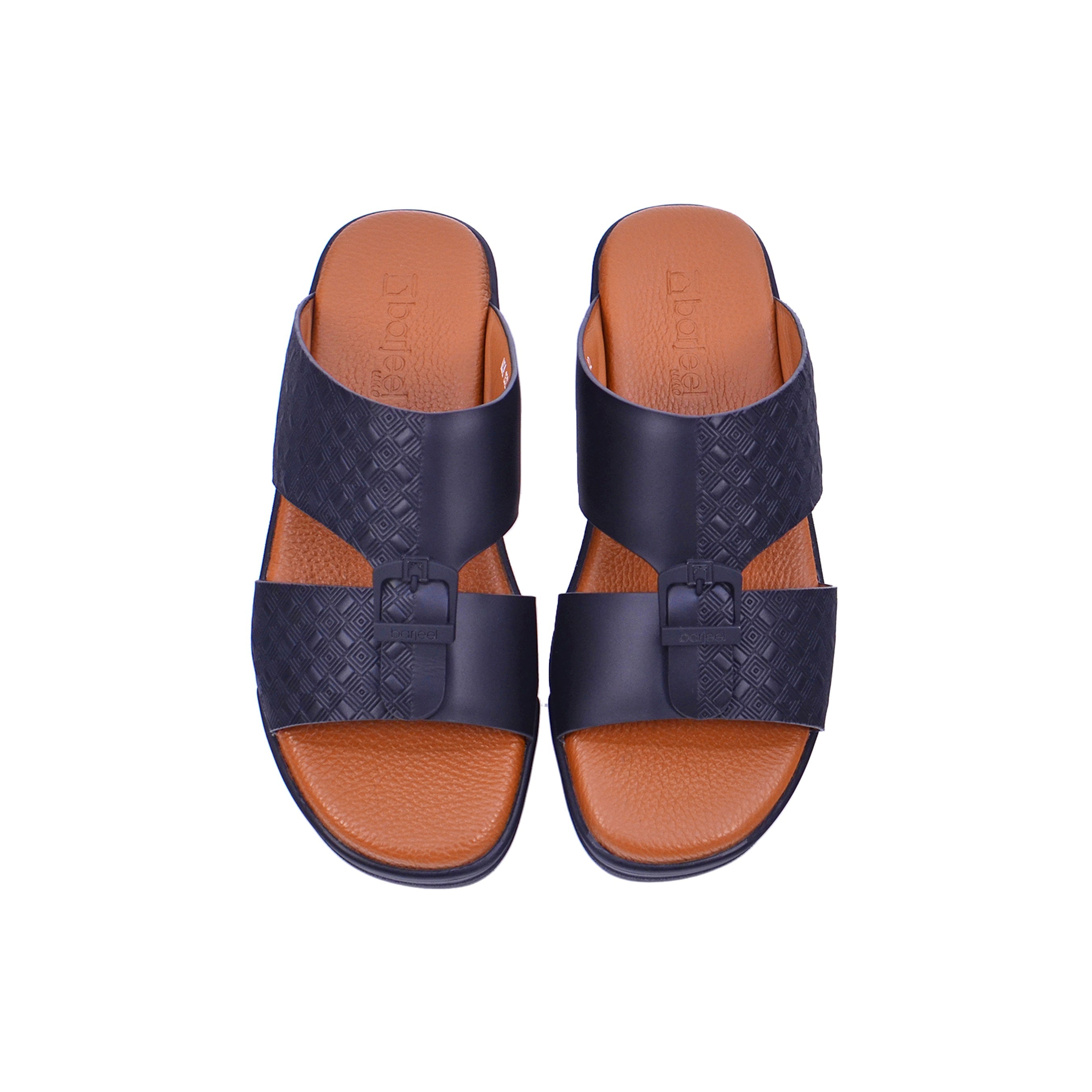Barjeel Uno MSA 152 Men's Sandals #color_Black