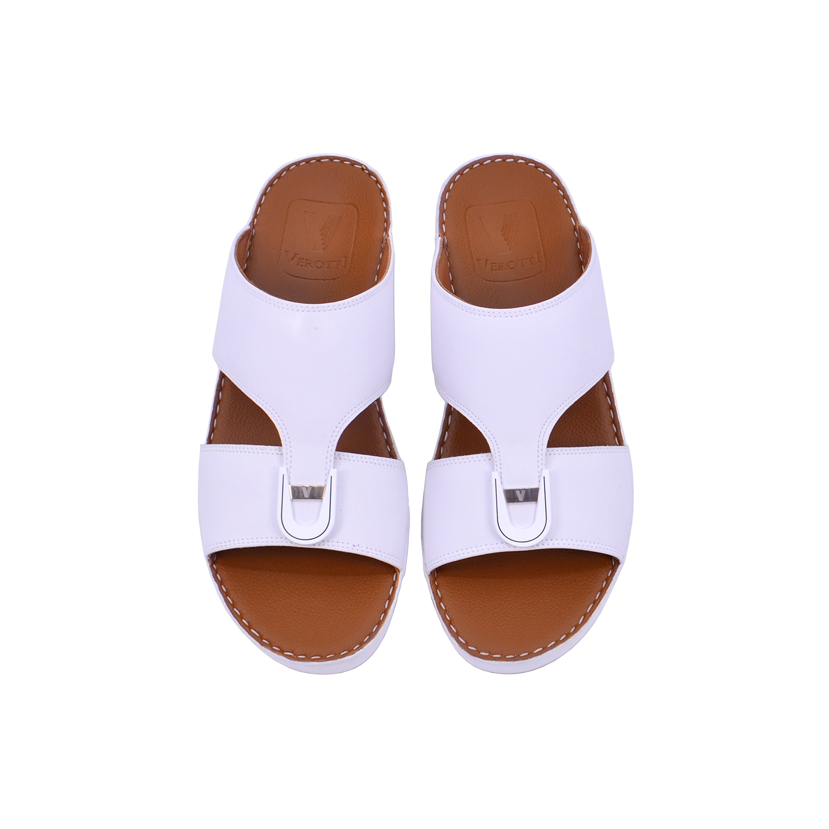 Verotti VTS-69 Men's Sandals #color_White
