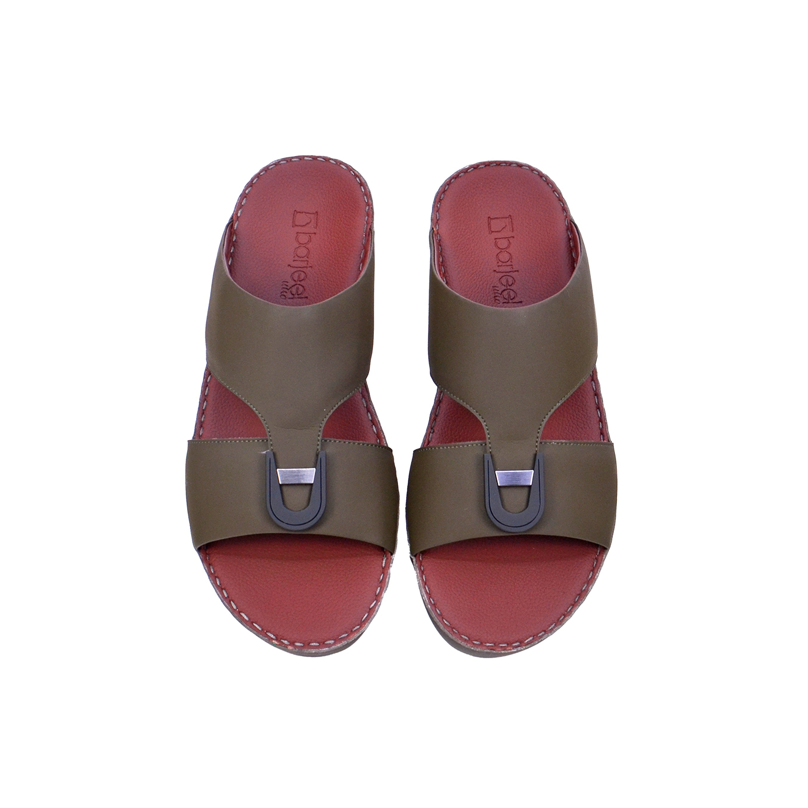 Barjeel Uno 44B Boys Sandals #color_Green