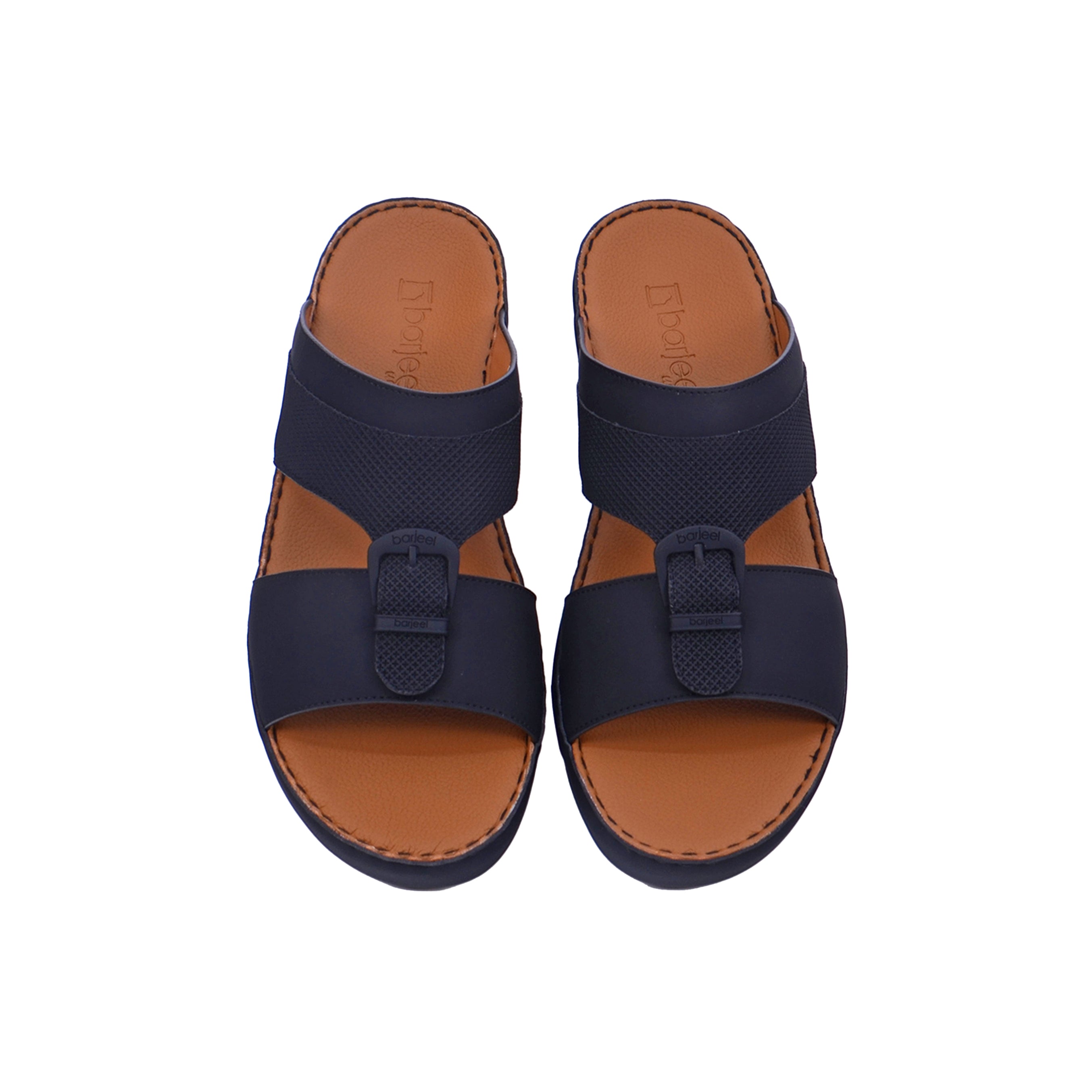 Barjeel Uno BS52 Men's Sandals #color_Black
