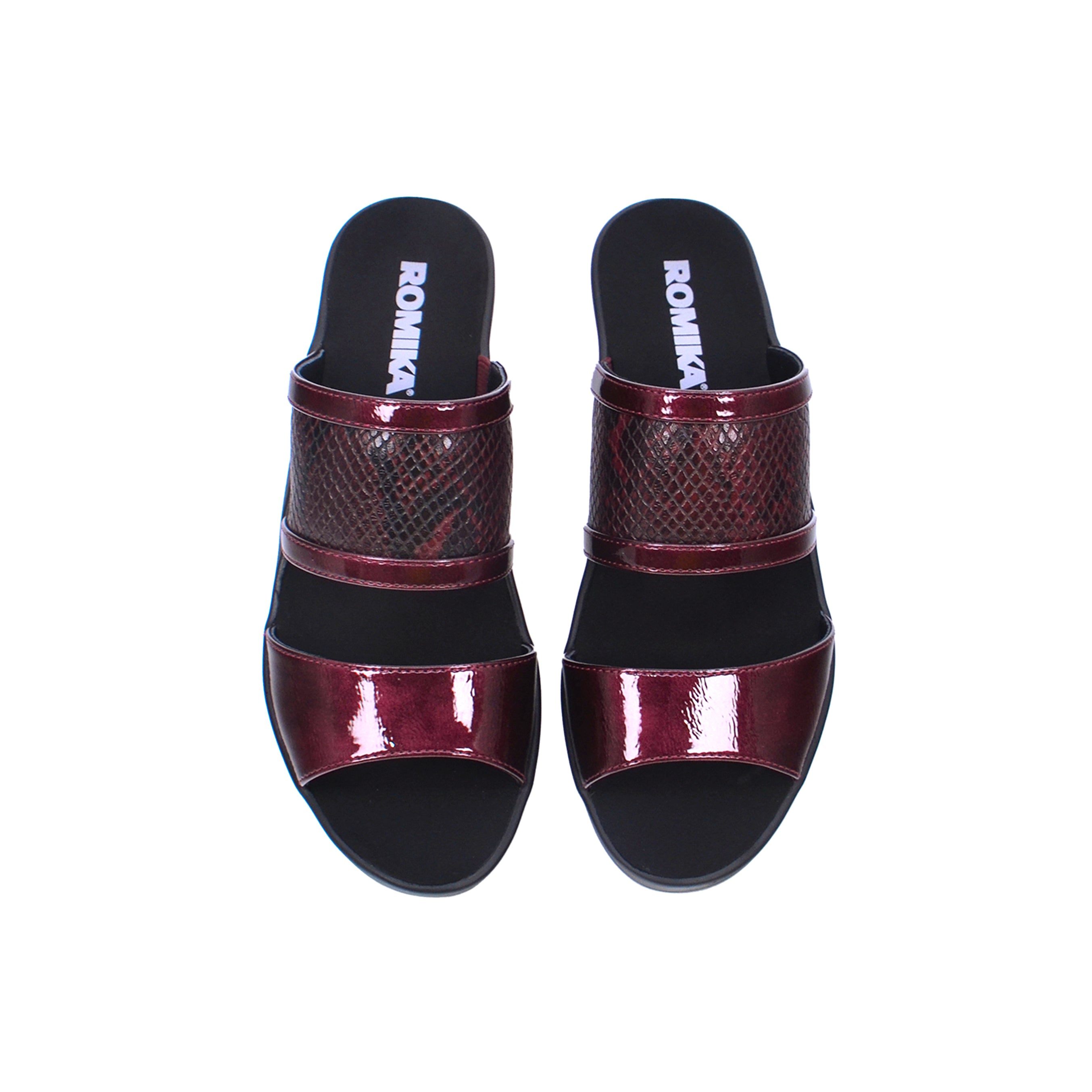 Romika Mokassetta 30503-AR788410 Women's Sandals #color_Maroon