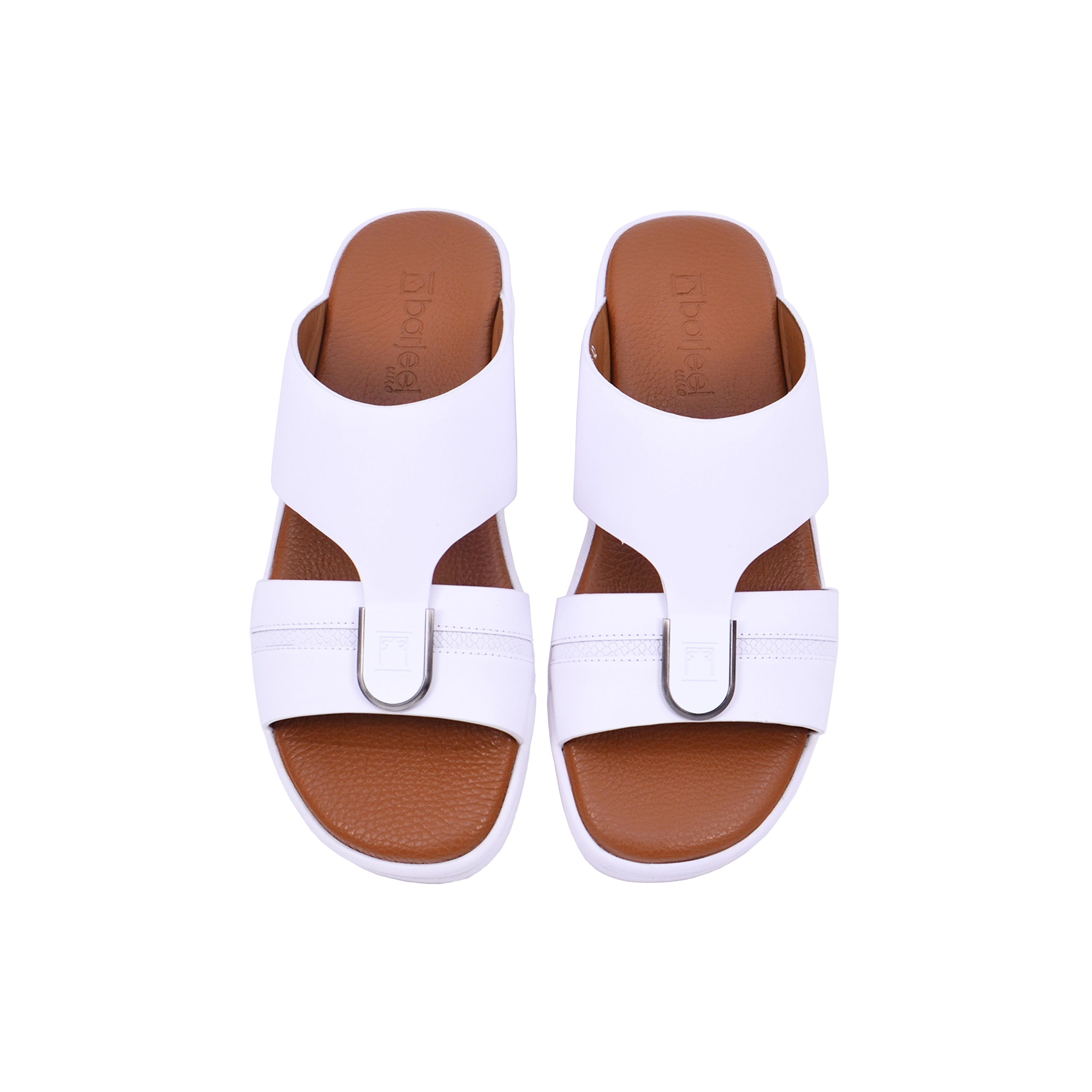 Barjeel Uno MSA 146 Men's Sandals #color_White