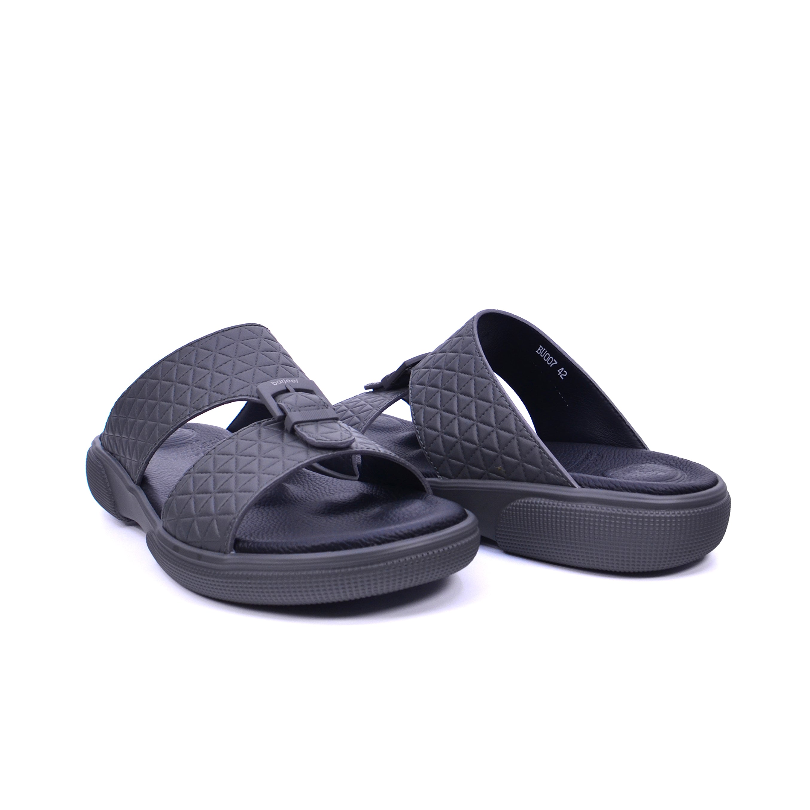 Barjeel Uno BU007 Men's Sandals #color_Gray