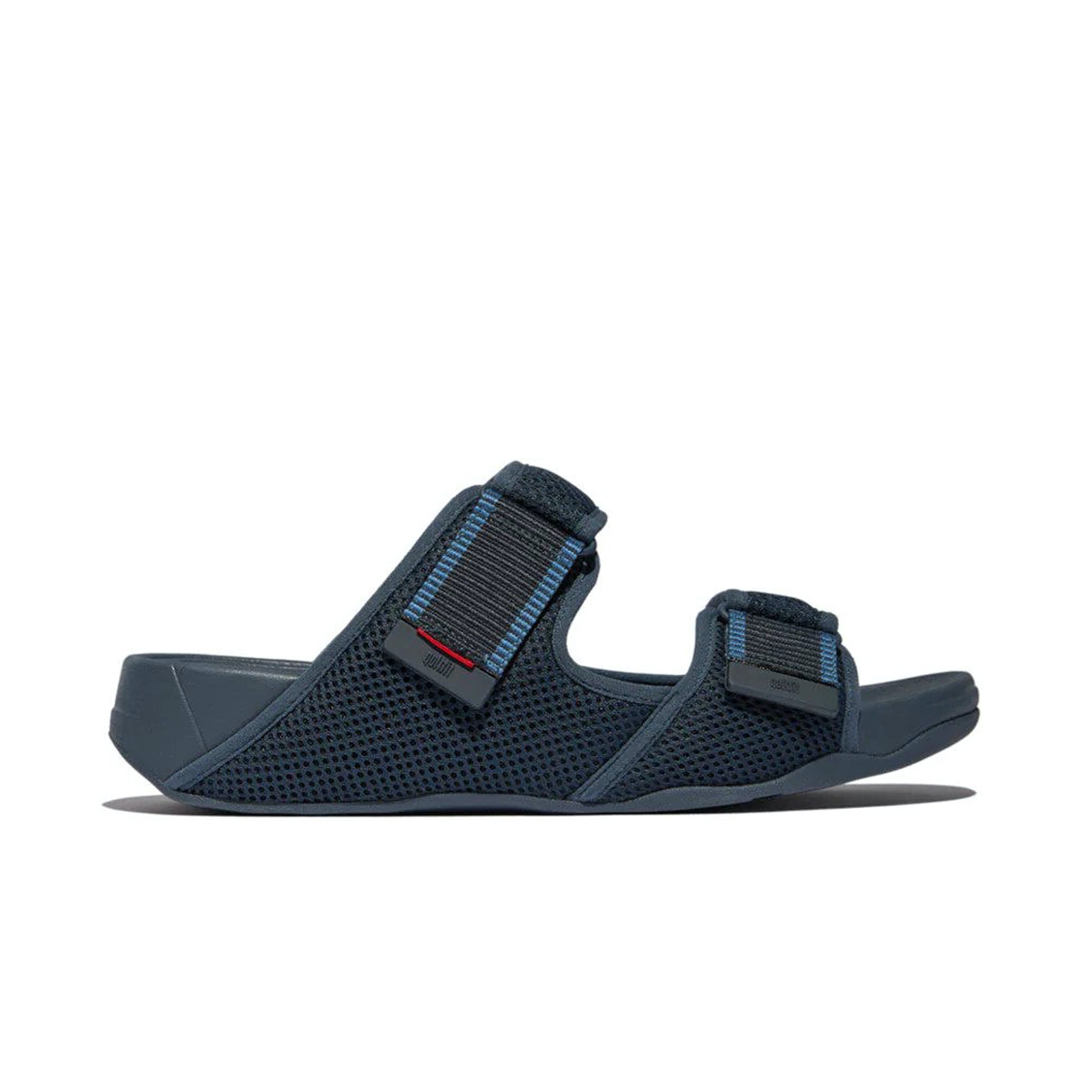 Fitflop Gogh Moc Adjustable Water-Resistant Mesh sliders #color_Navy