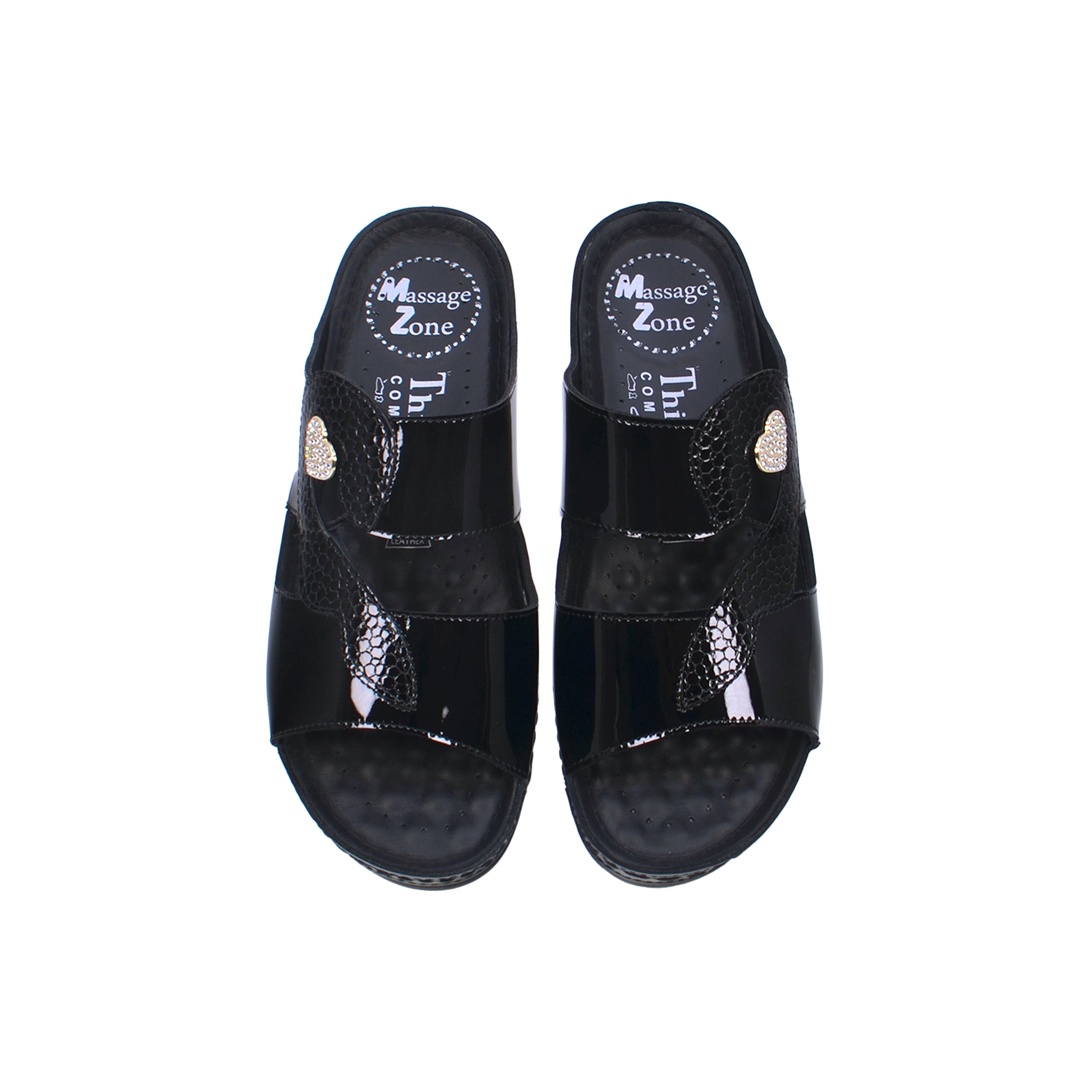 Think 4053J Women's Sandals #color_Black