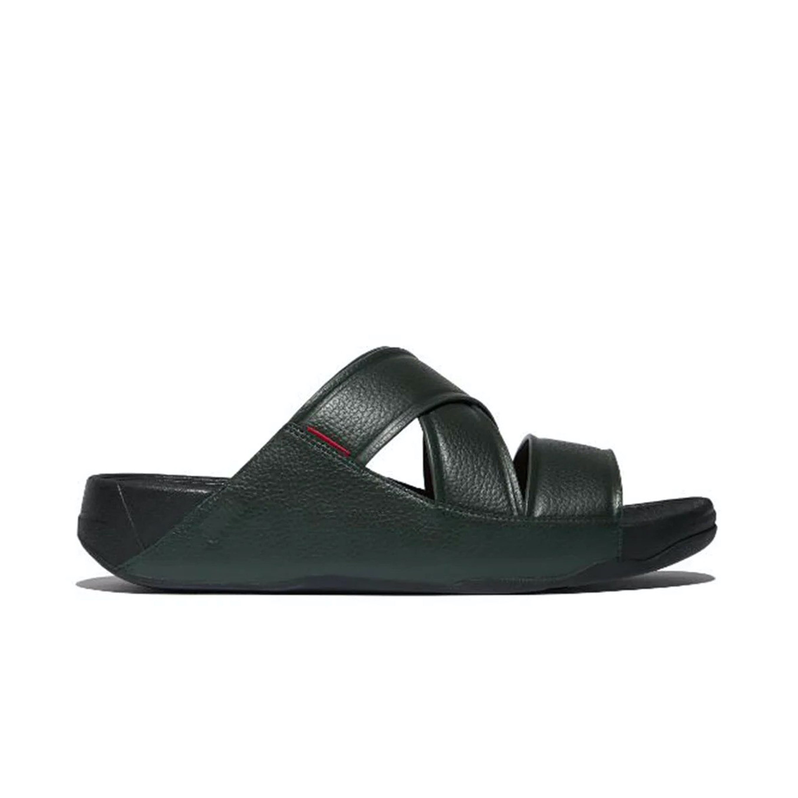 Fitflop Men's Chi Leather Slides #color_Green