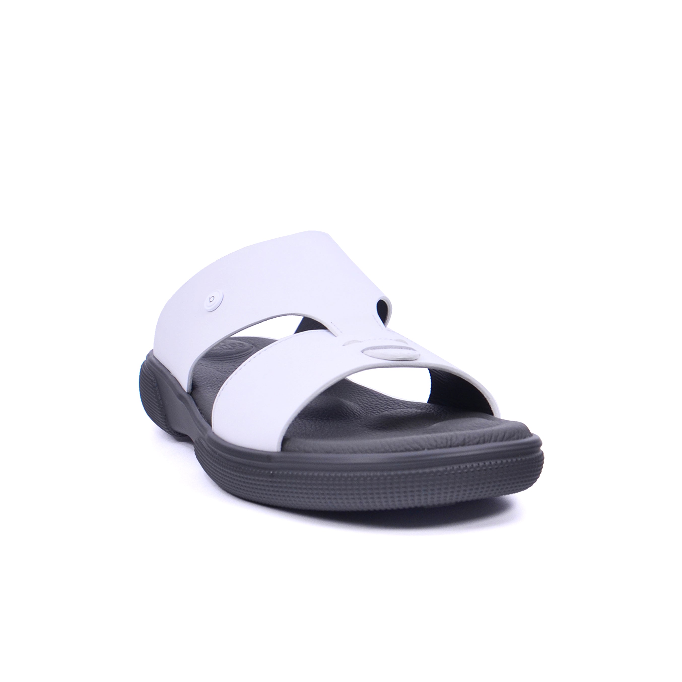 Barjeel Uno BU009 Men's Sandals #color_White