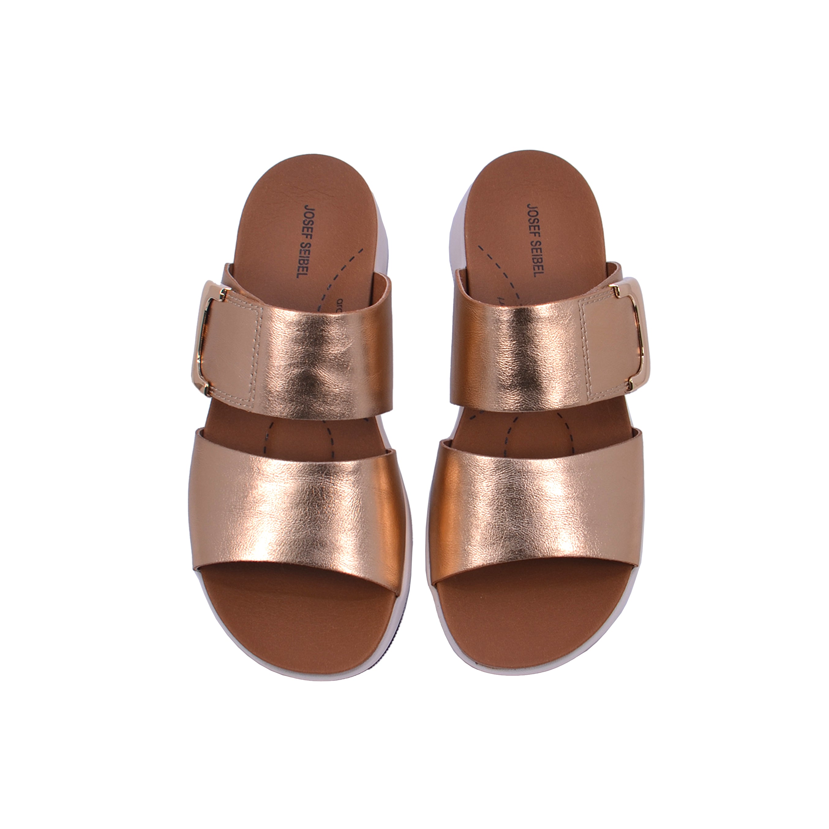 Josef Seibel Estelle 15 Women's Sliders Sandals #color_Gold