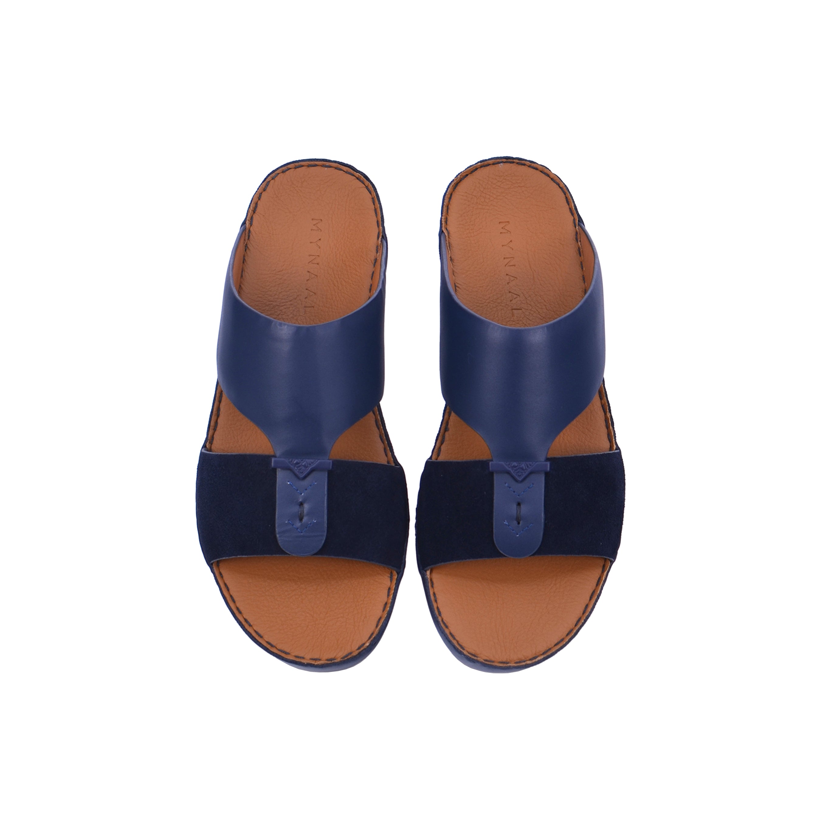 Mynaal MYL 001 Men's Arabic Sandals #color_Blue