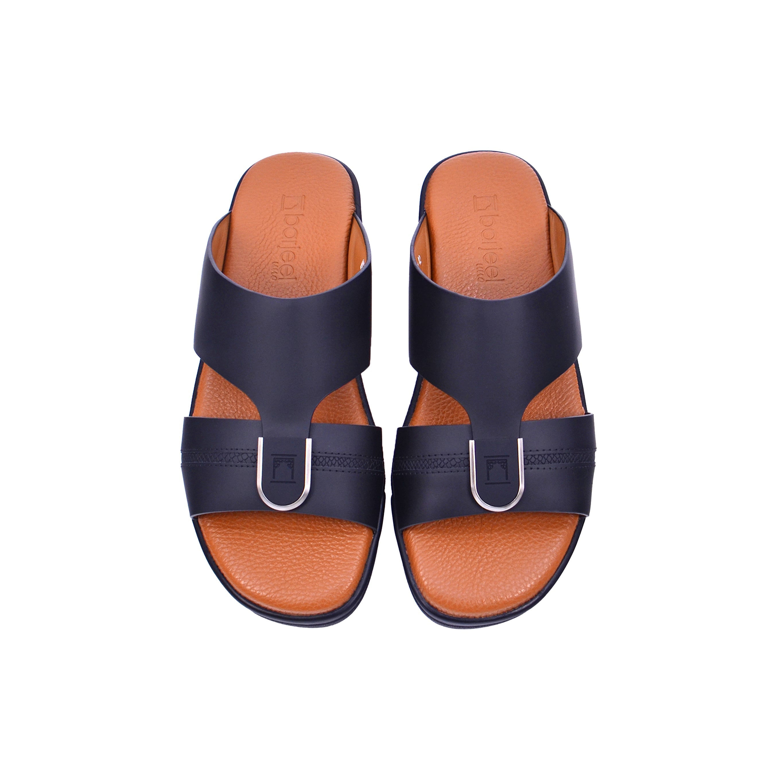 Barjeel Uno MSA 146 Men's Sandals #color_Black
