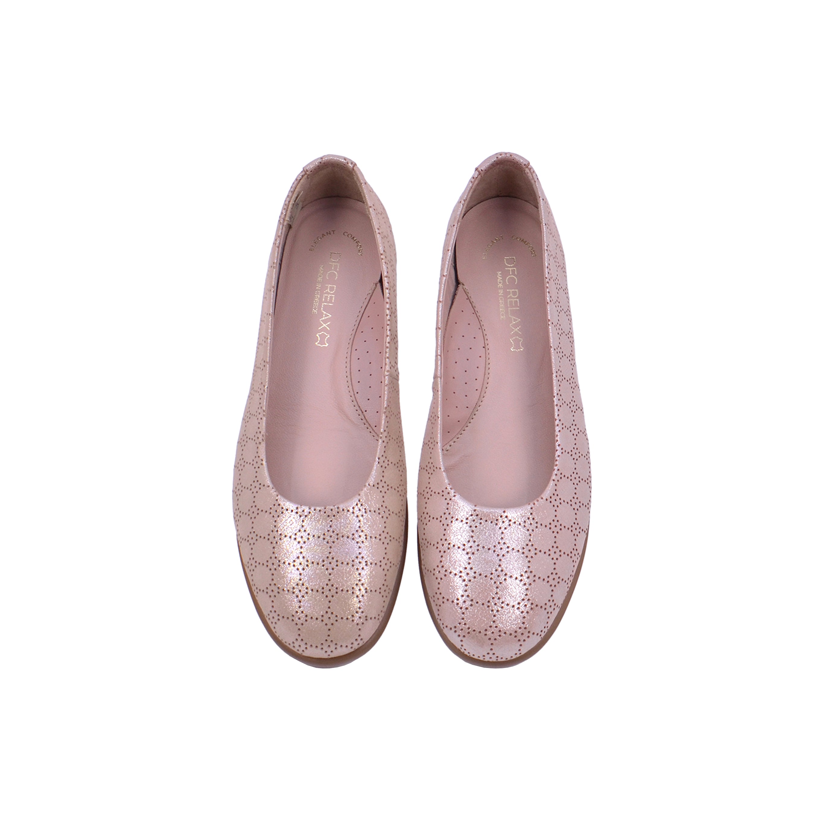DFC Relax Women's Flat Shoes #color_Gold