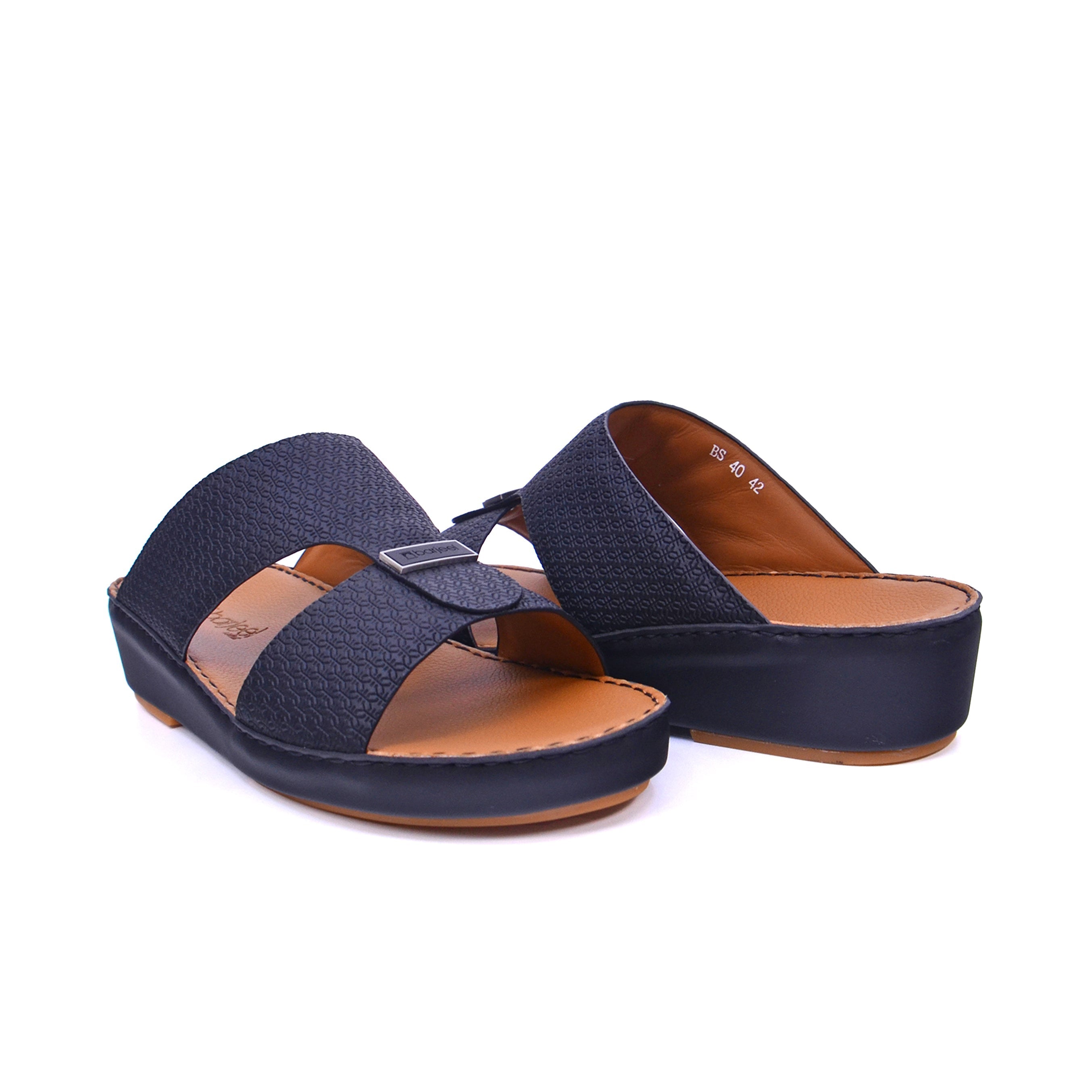 Barjeel Uno BS 40 Men's Sandals #color_Black