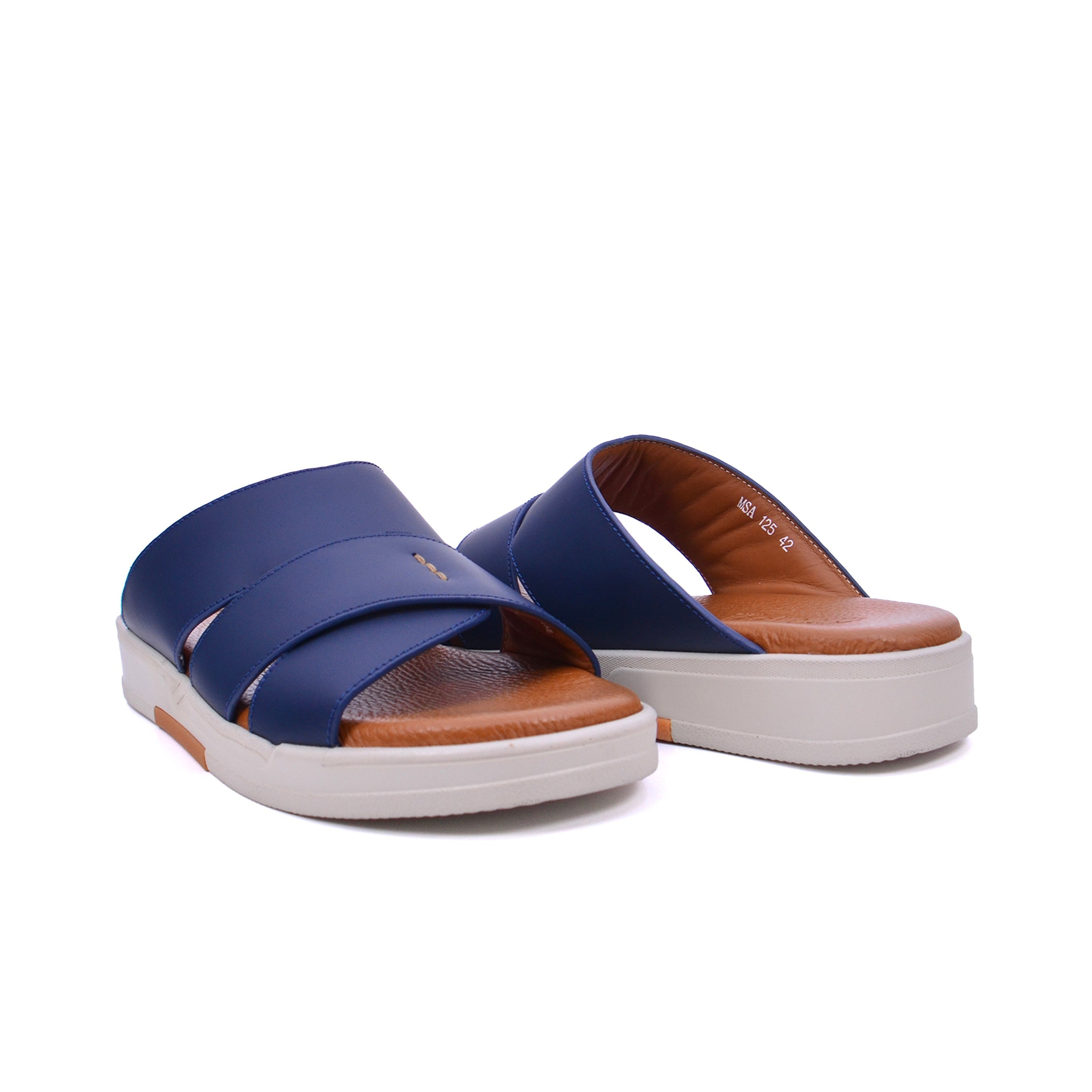 Barjeel Uno MSA 125 Men's Sandals #color_Navy