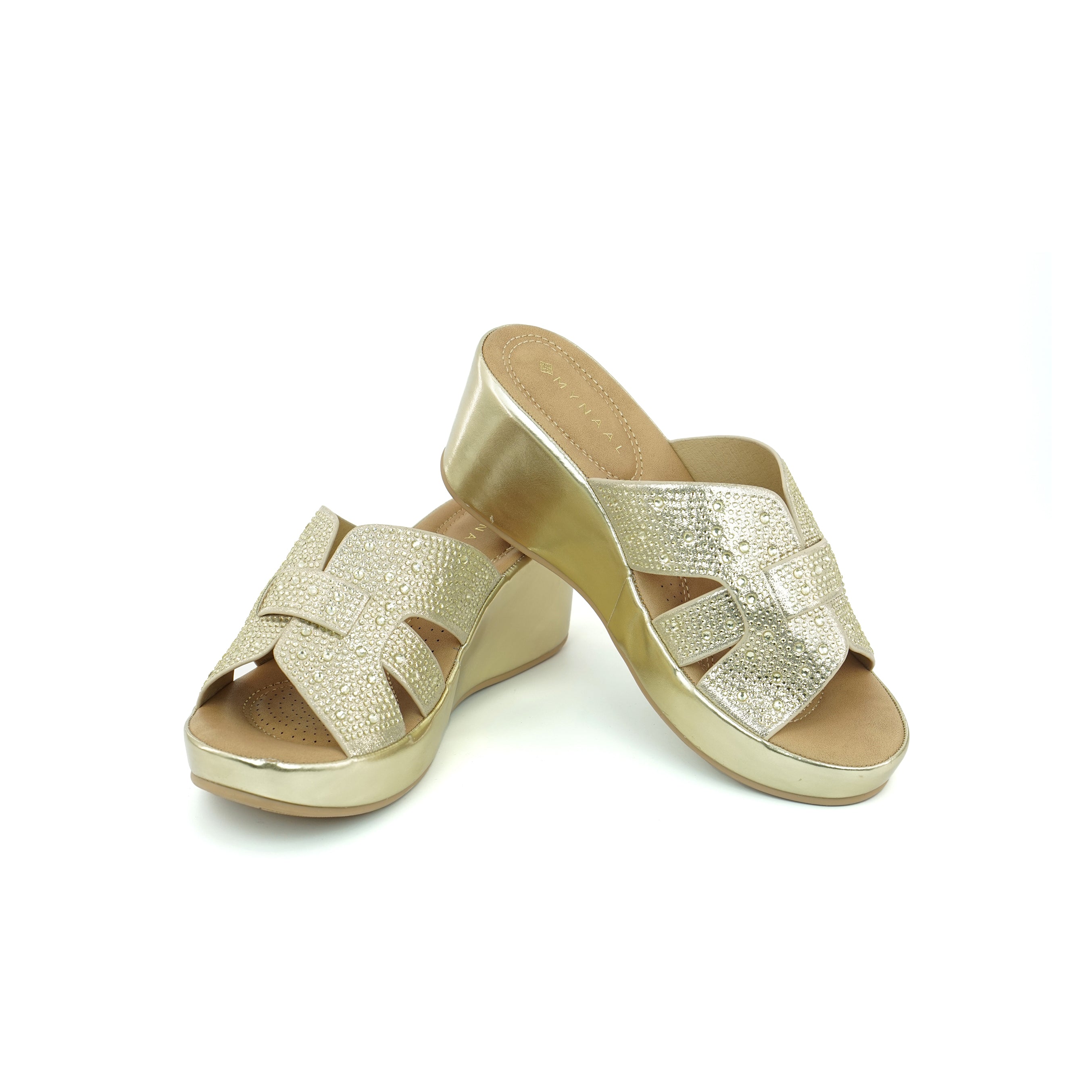Mynaal 3F8730-316 Women's Sandals #color_Gold