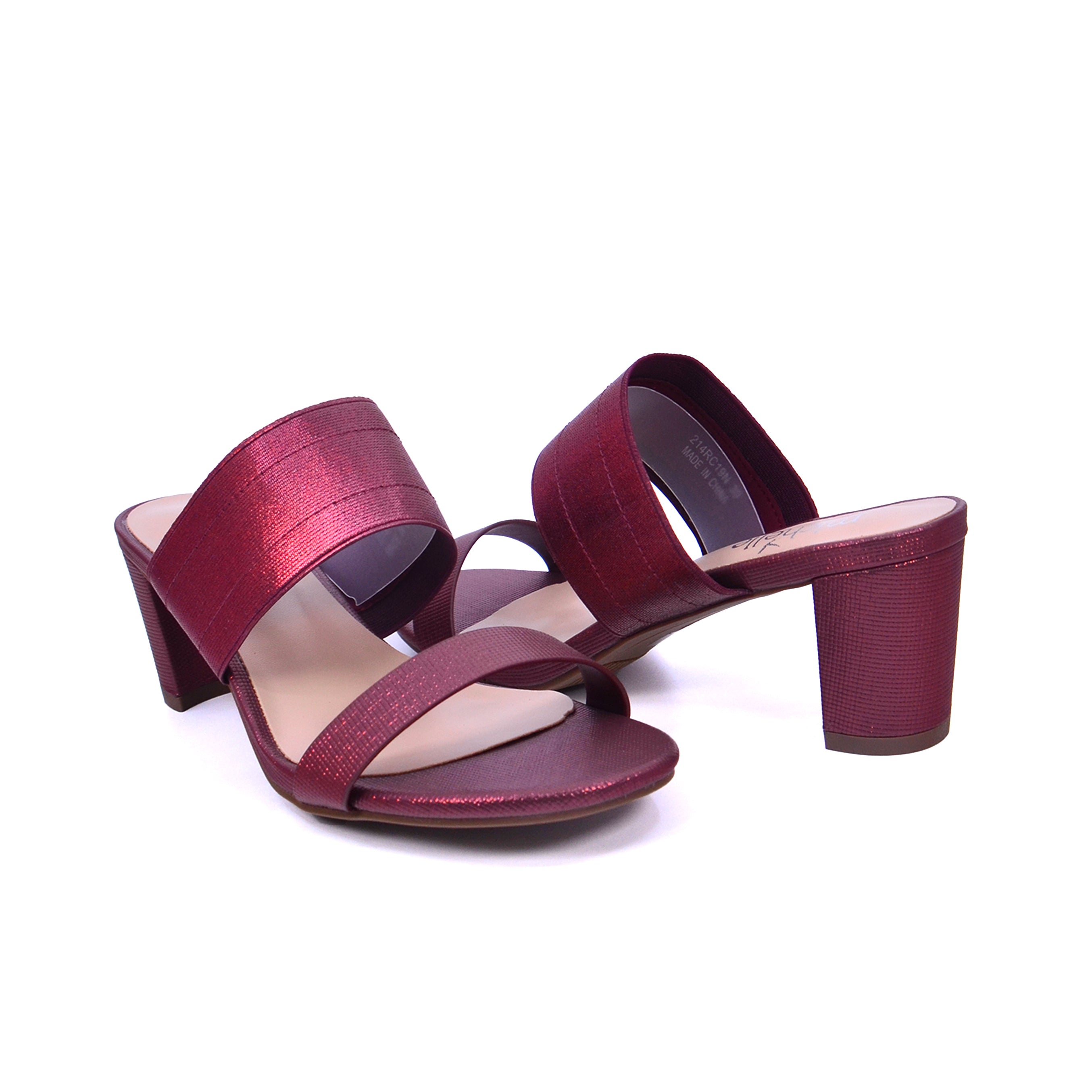 Michelle Morgan 214RC19N Women's Heeled Sandals #color_Maroon