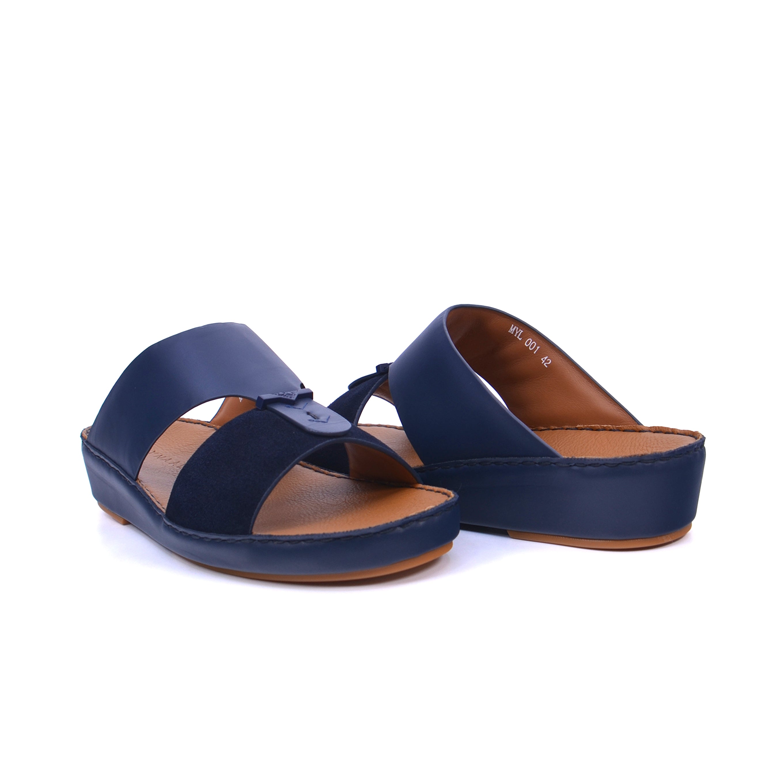 Mynaal MYL 001 Men's Arabic Sandals #color_Blue