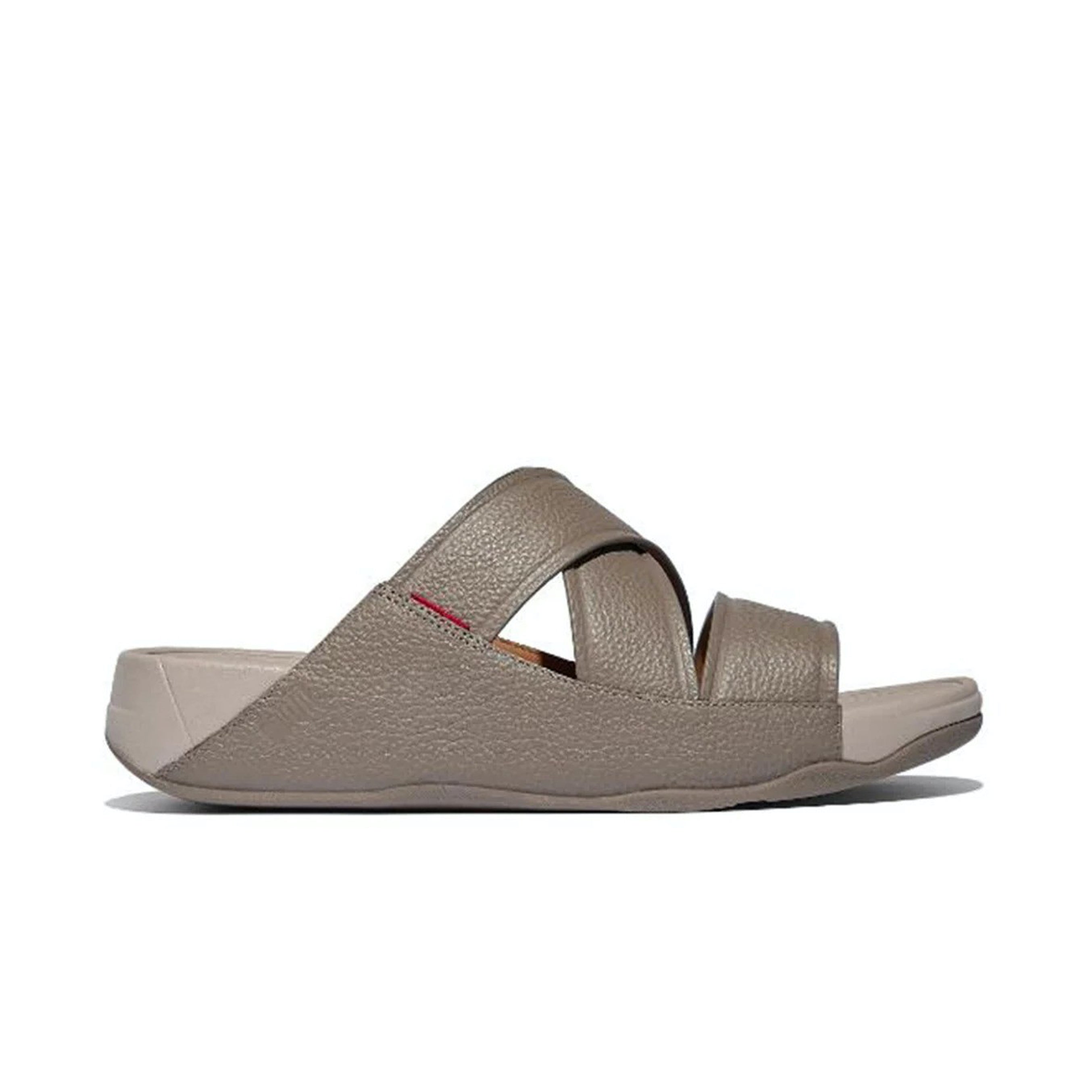 Fitflop Men's Chi Leather Slides #color_Gray