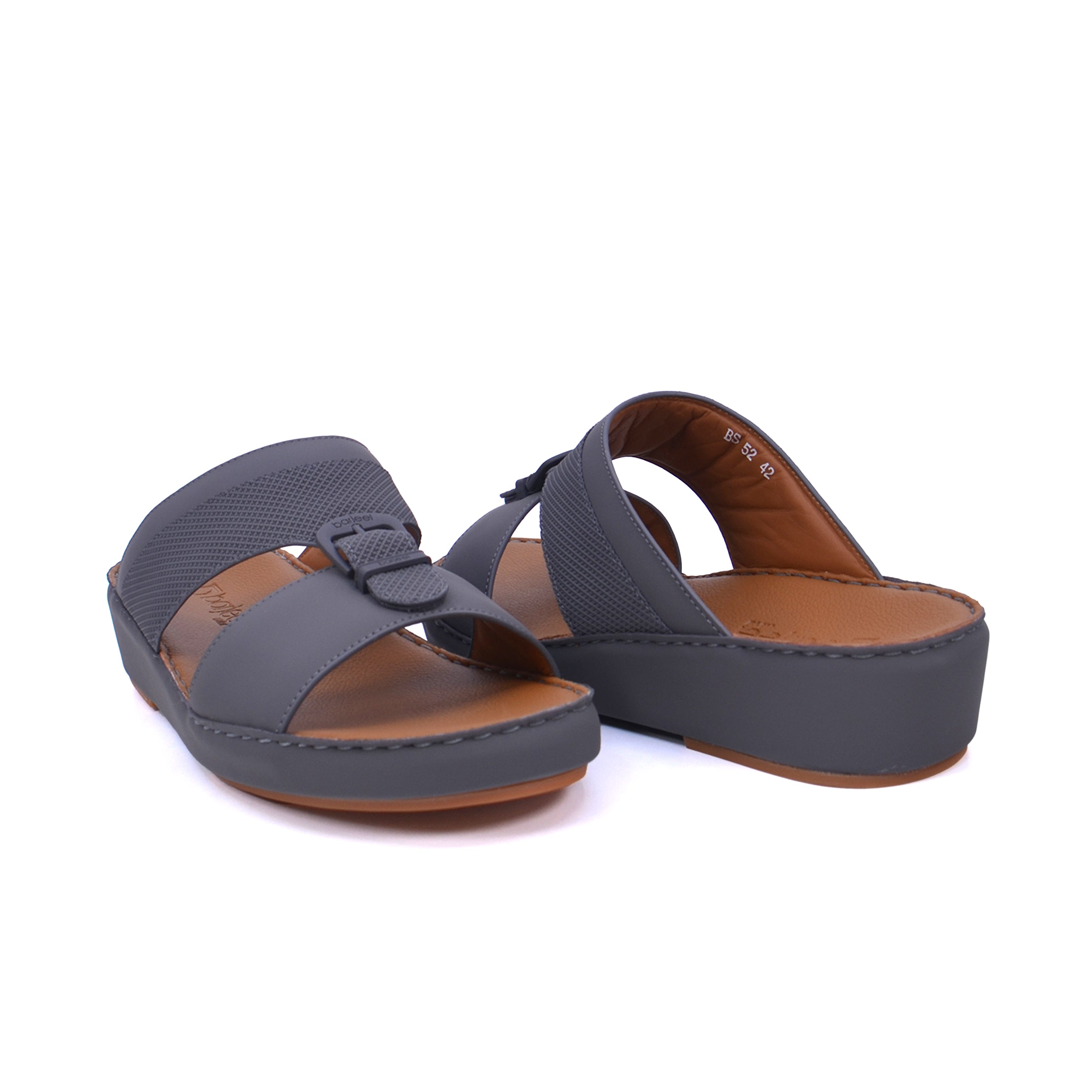 Barjeel Uno BS52 Men's Sandals #color_Gray
