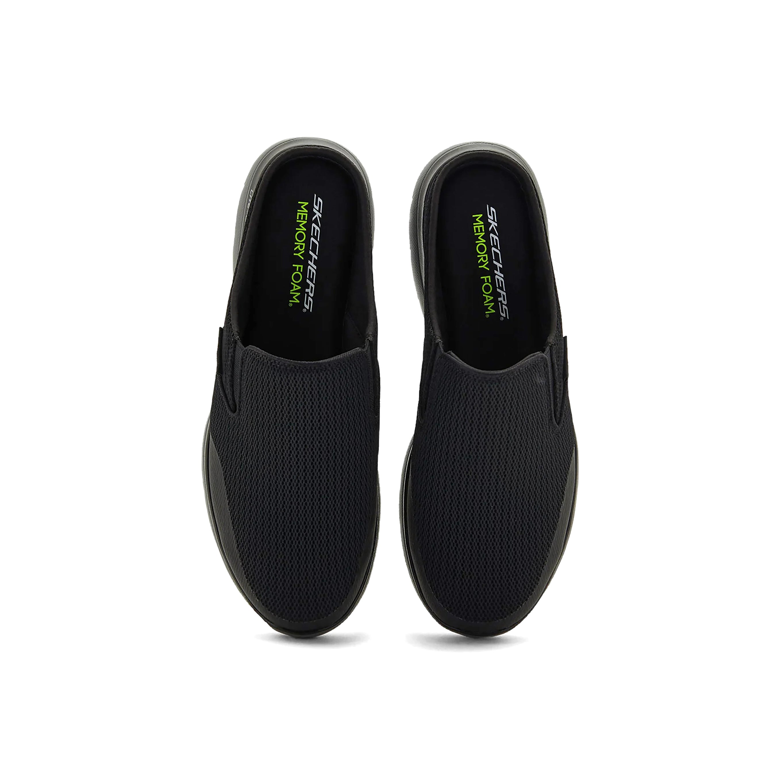 Skechers Men's Summits Vindicator Slip-On Mules #color_Black
