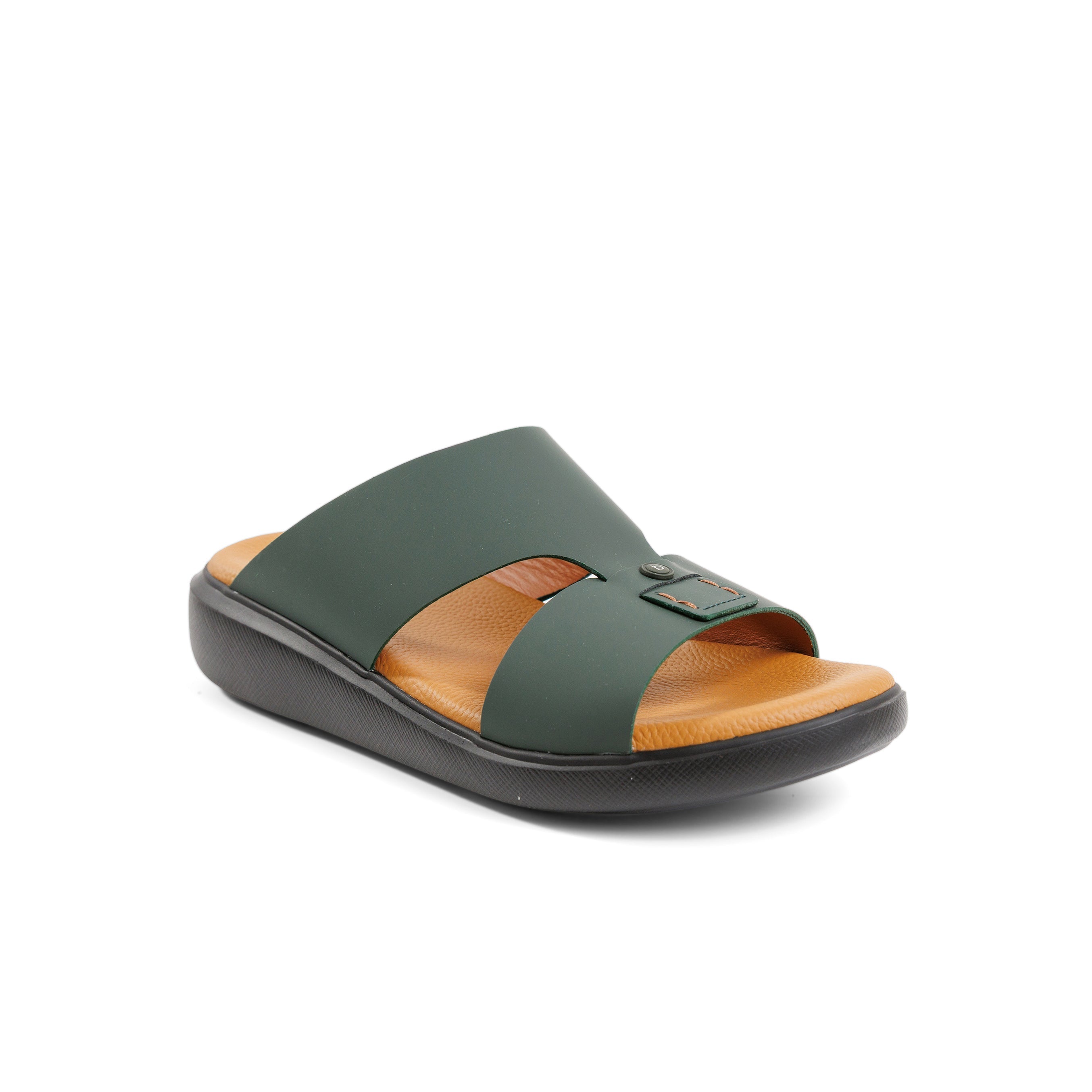 Barjeel Uno BS008 Men's Sandals #color_Green