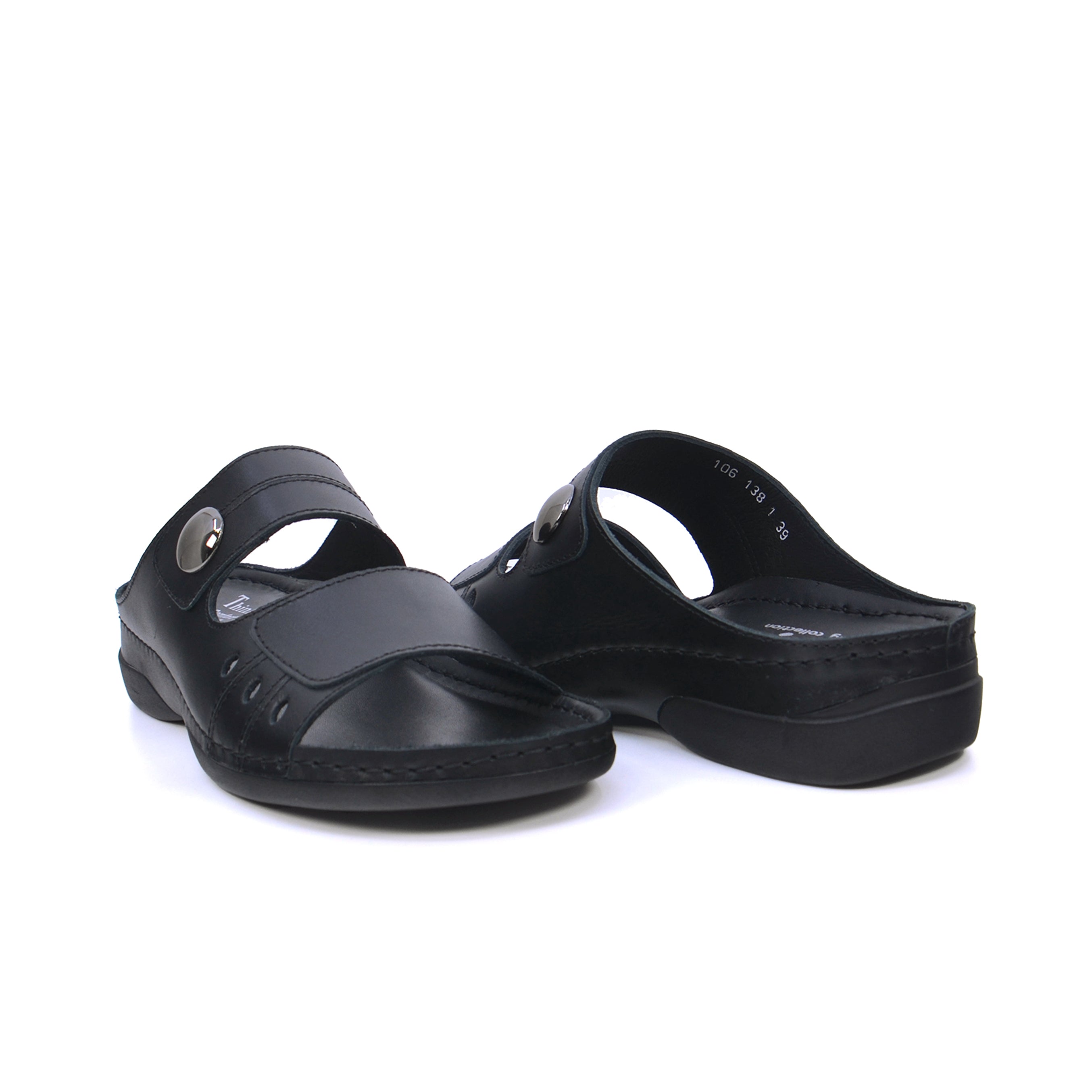 Think 106-138-1 Women's Sandals #color_Black