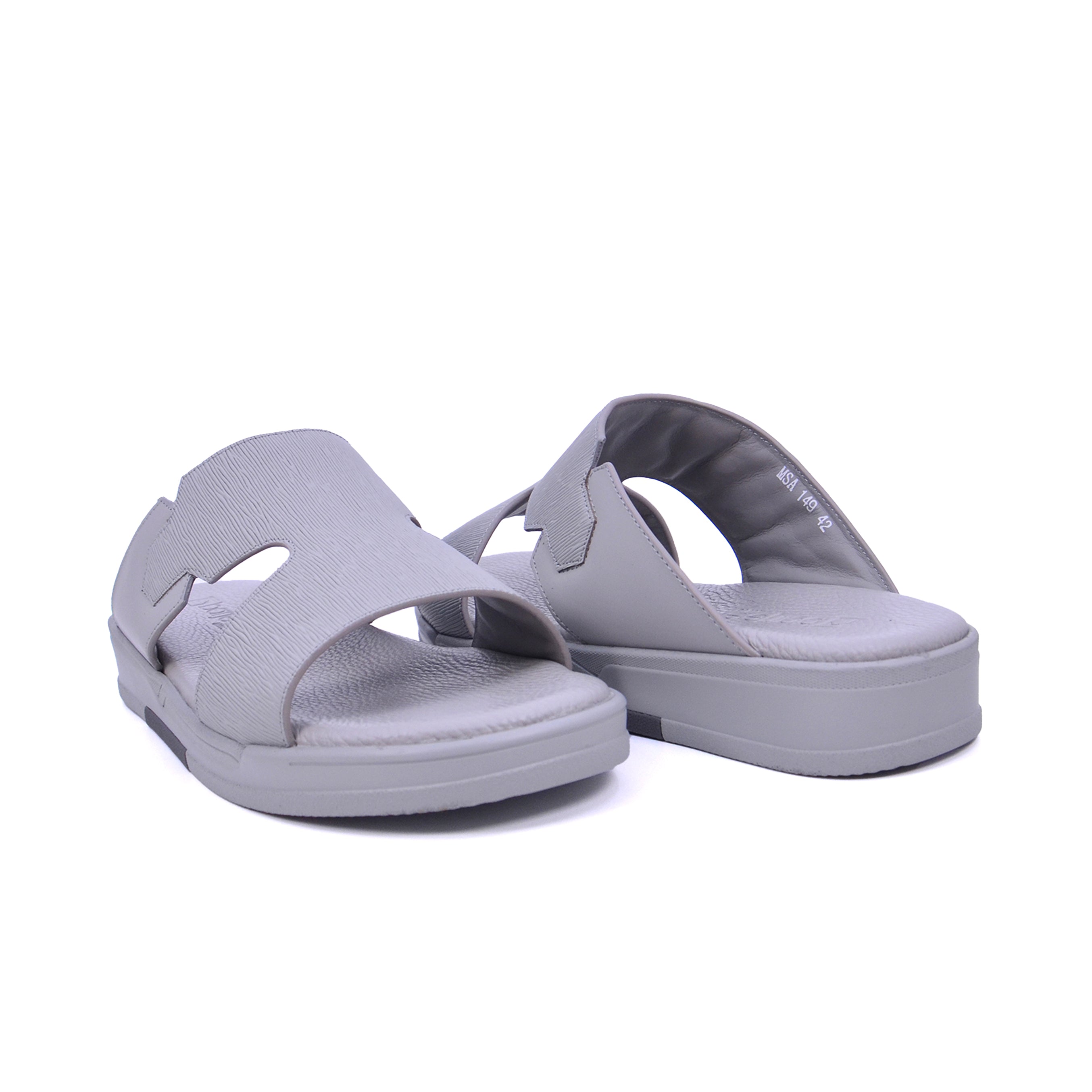 Barjeel Uno MSA 149 Men's Sandals #color_Gray