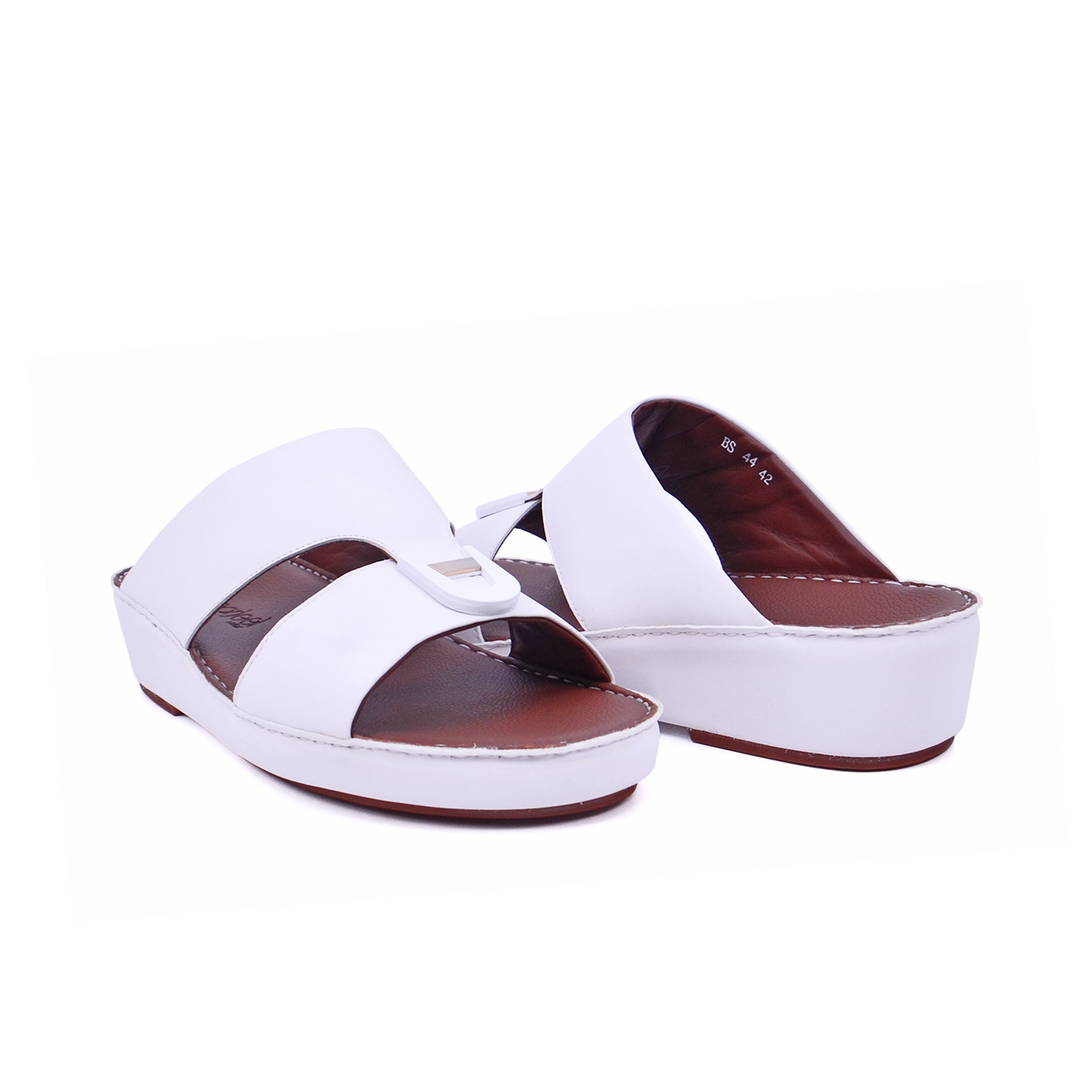 Barjeel Uno 44B Boys Sandals #color_White