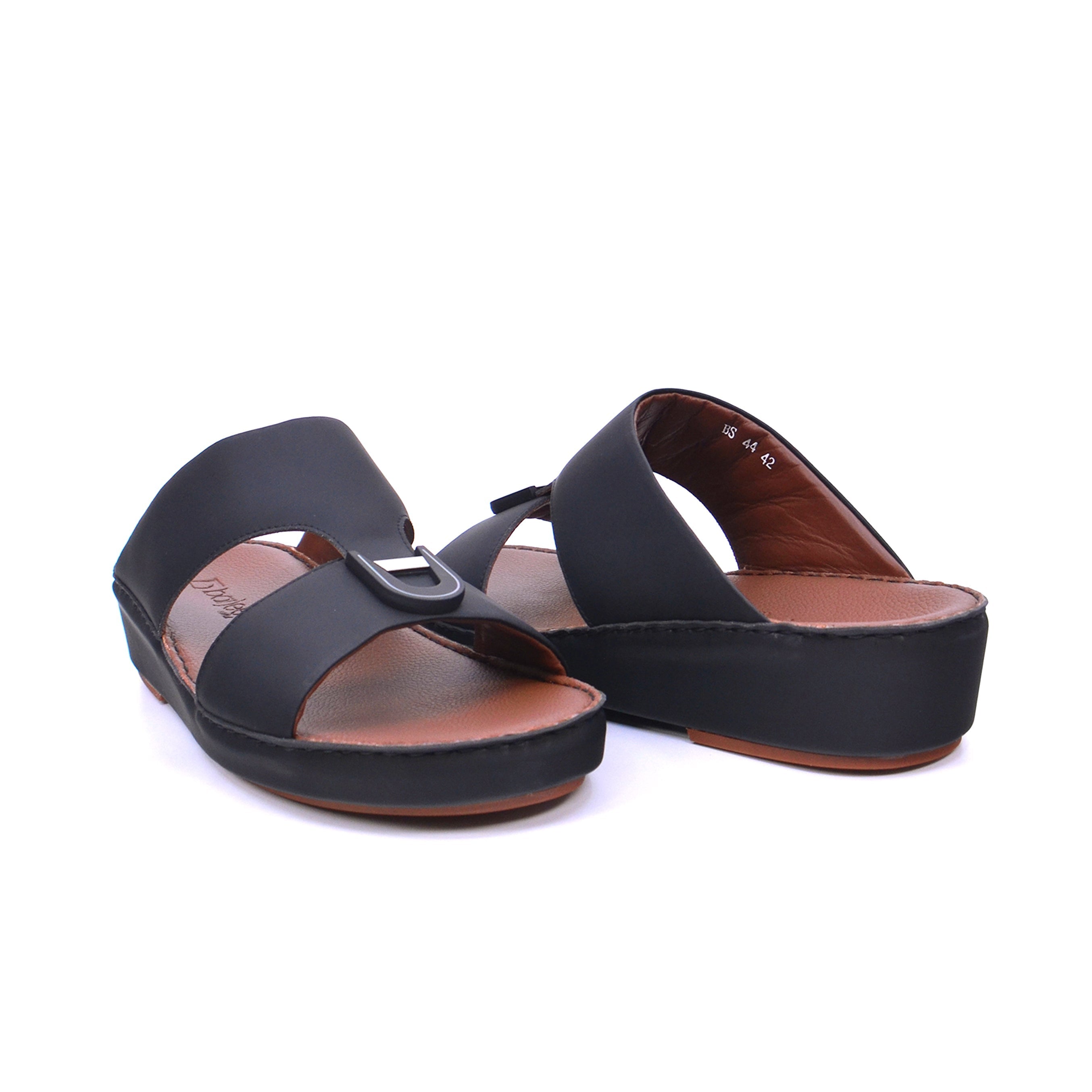 Barjeel Uno 44B Boys Sandals #color_Black