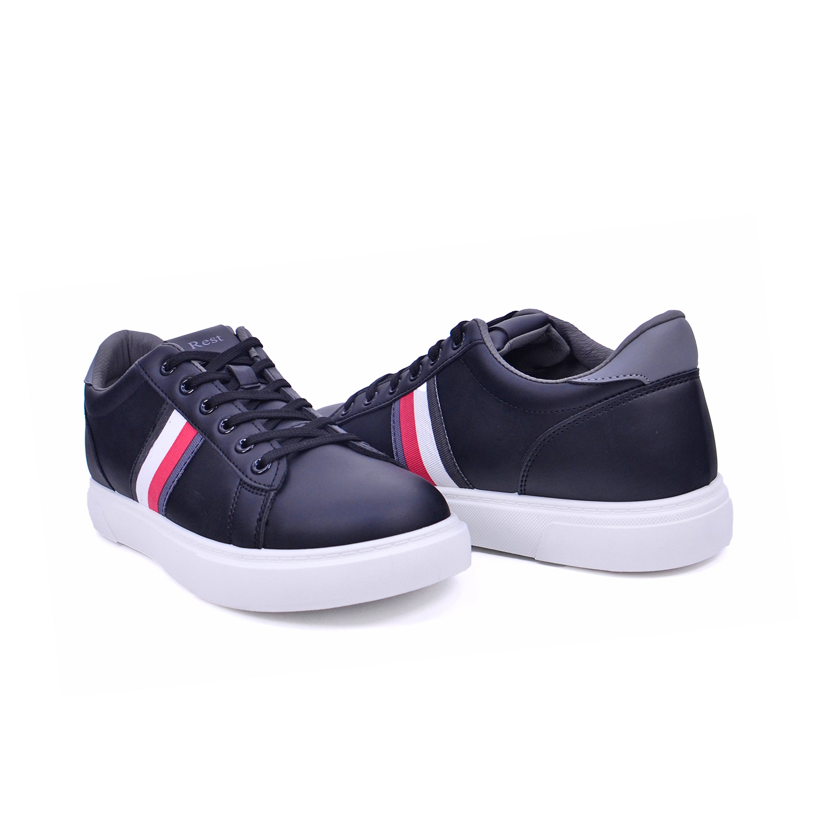 Rest 2410 Men's Casual Shoes #color_Black