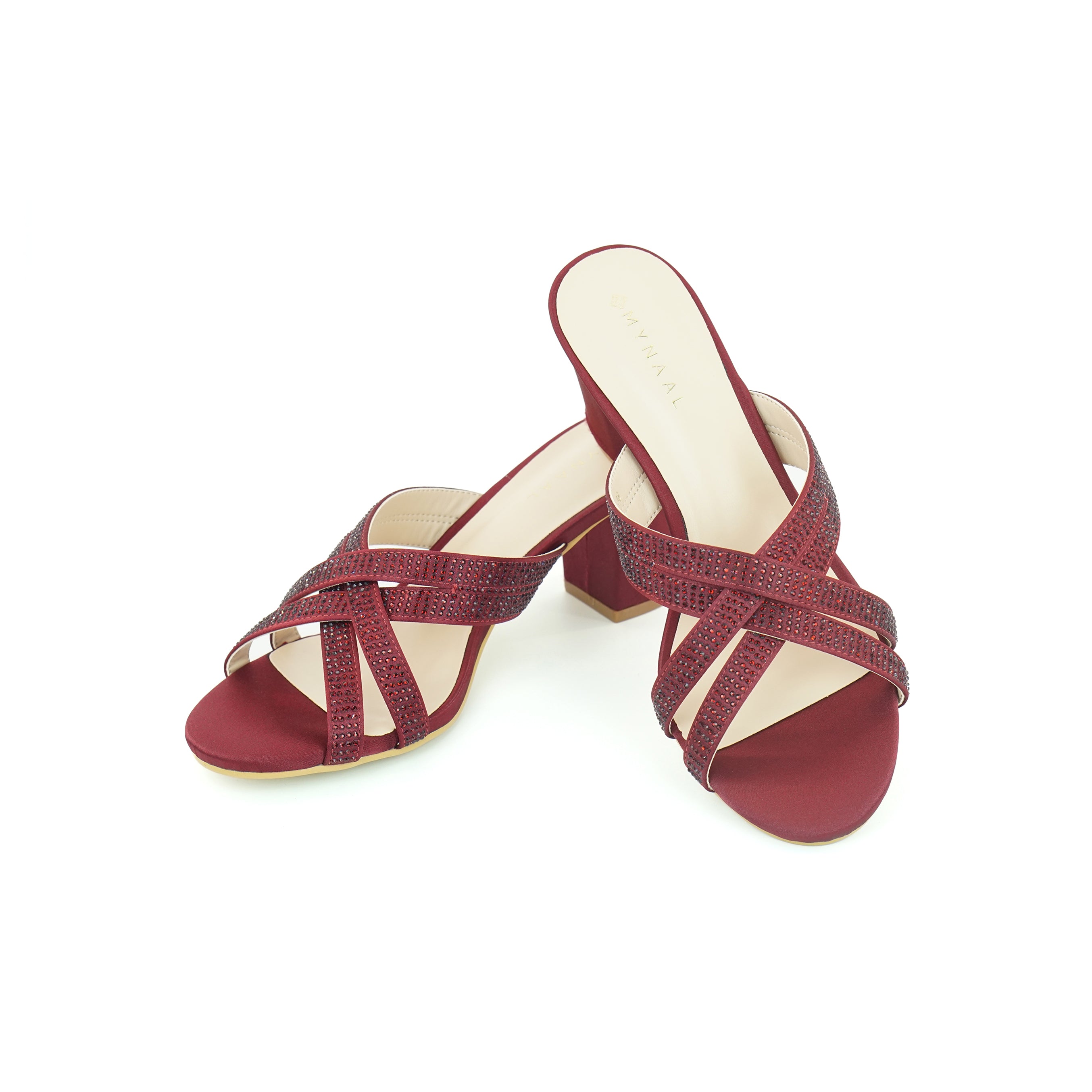 Mynaal 2G5957-711 Women's Sandals #color_Maroon