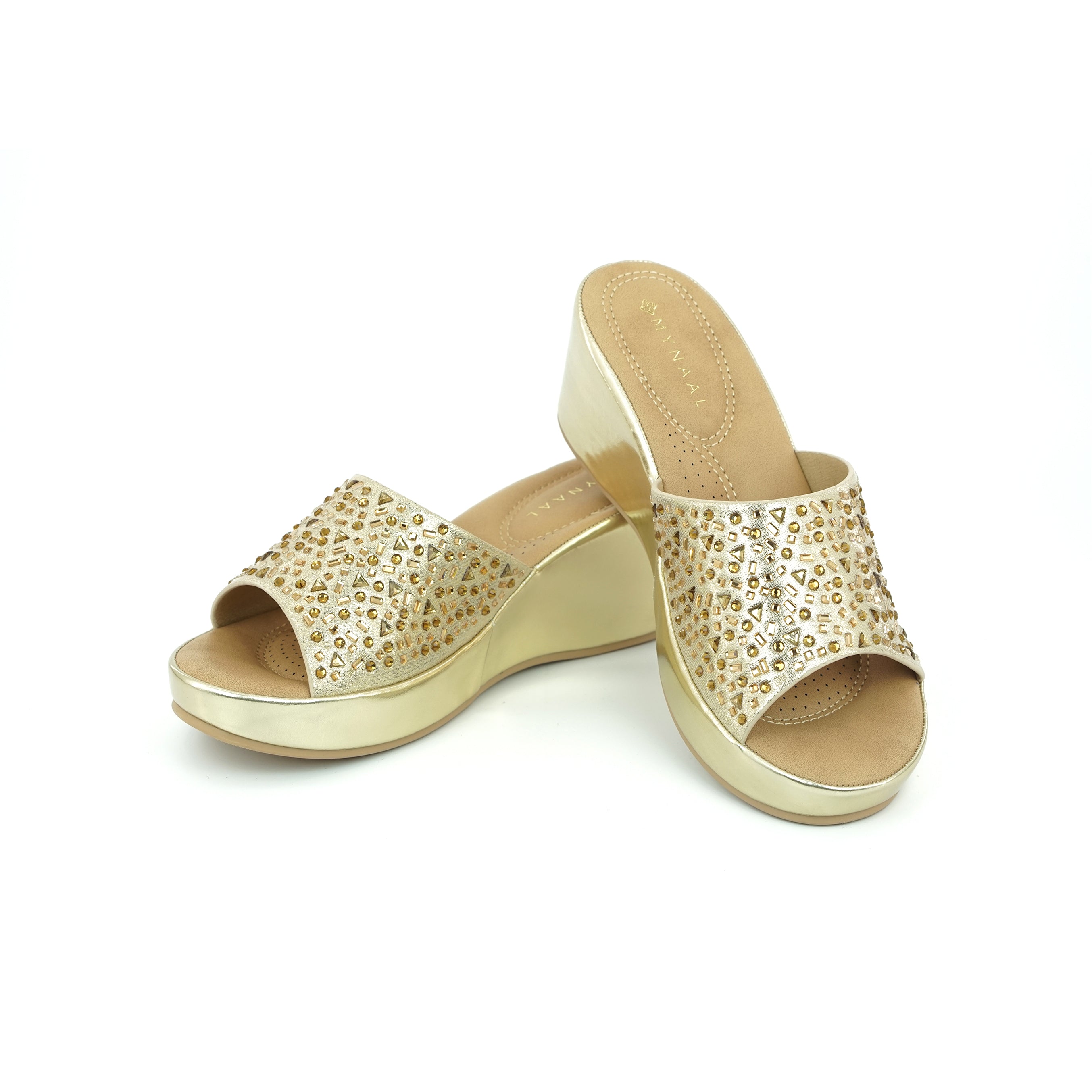 Mynaal 3F8730-315 Women's Sandals #color_Gold
