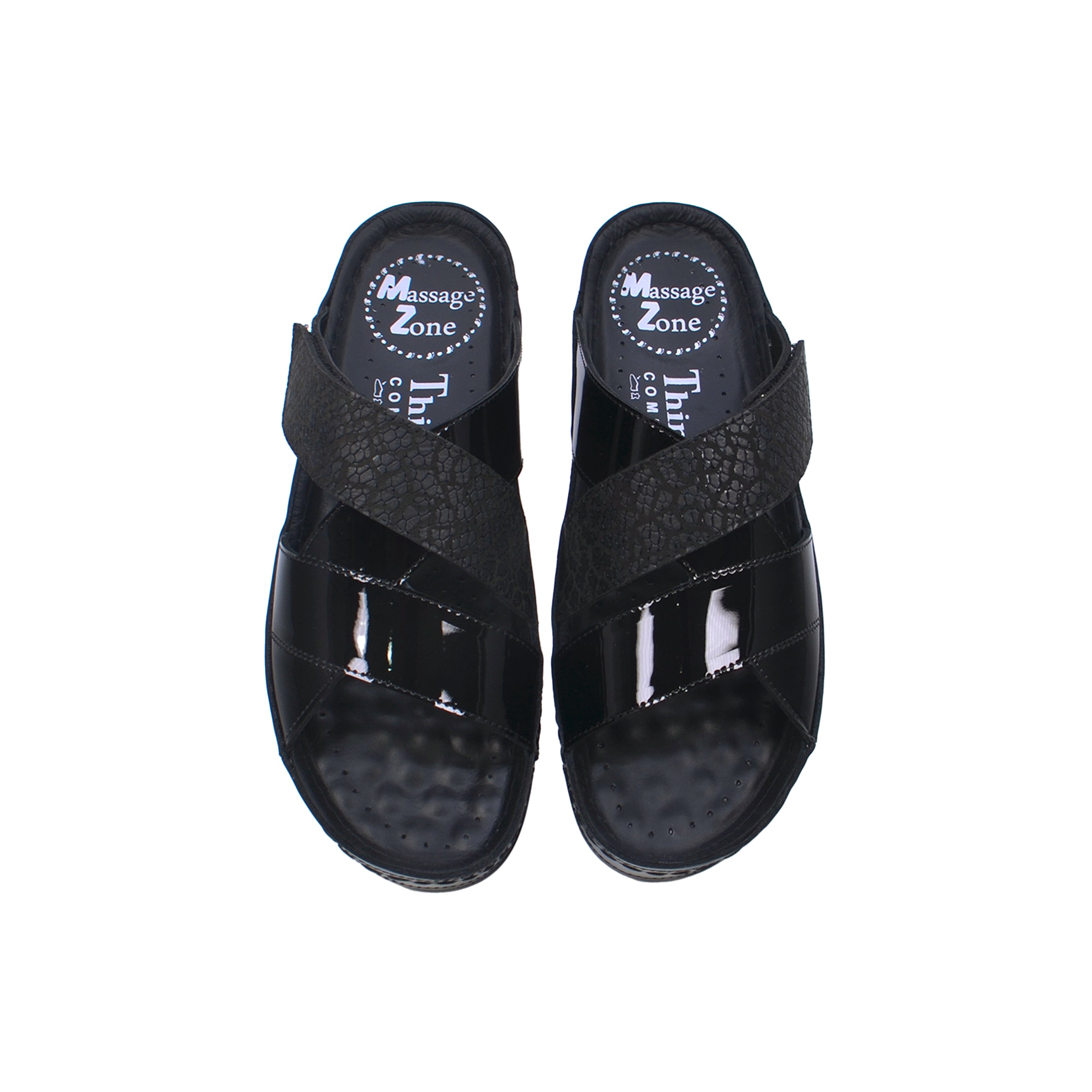 Think TL-24 Women's Sandals #color_Black