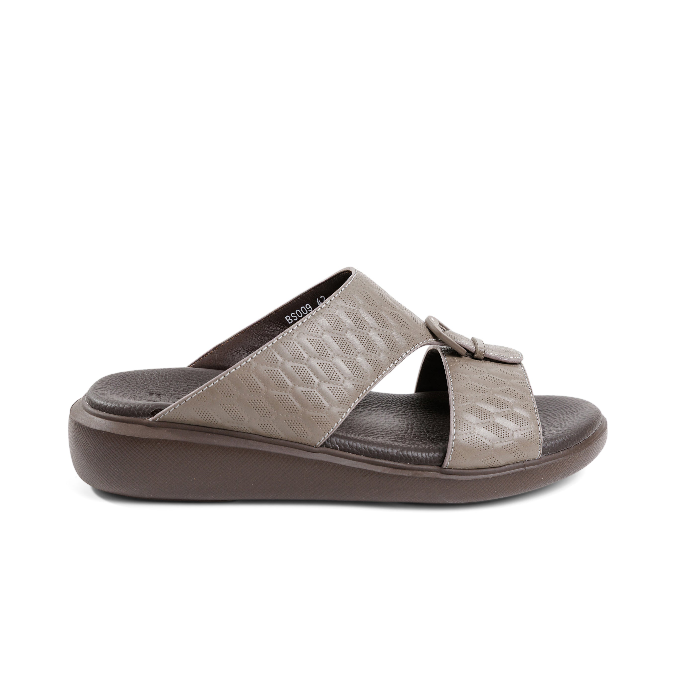 Barjeel Uno BS009 Men's Sandals #color_Gray