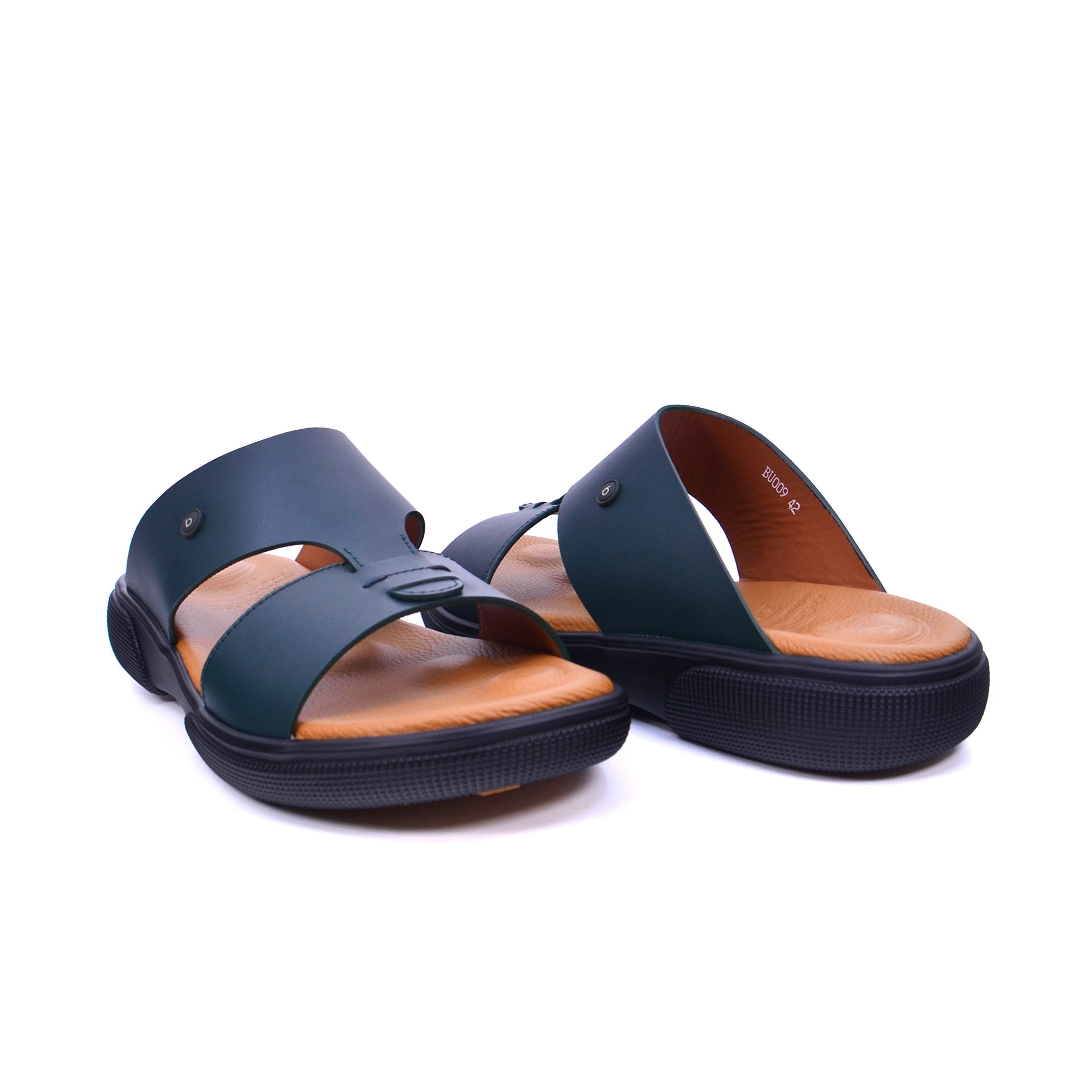 Barjeel Uno BU009 Men's Sandals #color_Green