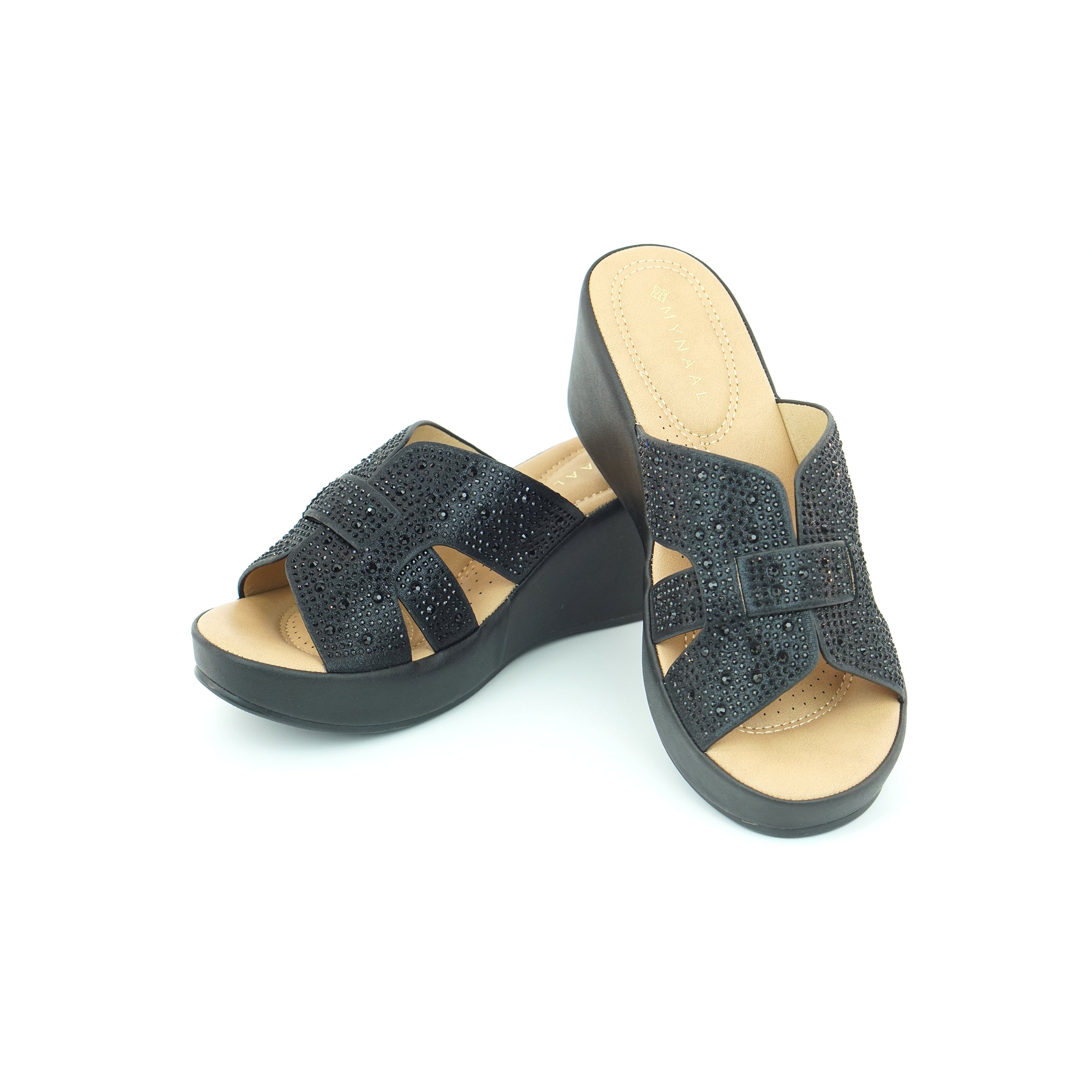 Mynaal 3F8730-316 Women's Sandals #color_Black