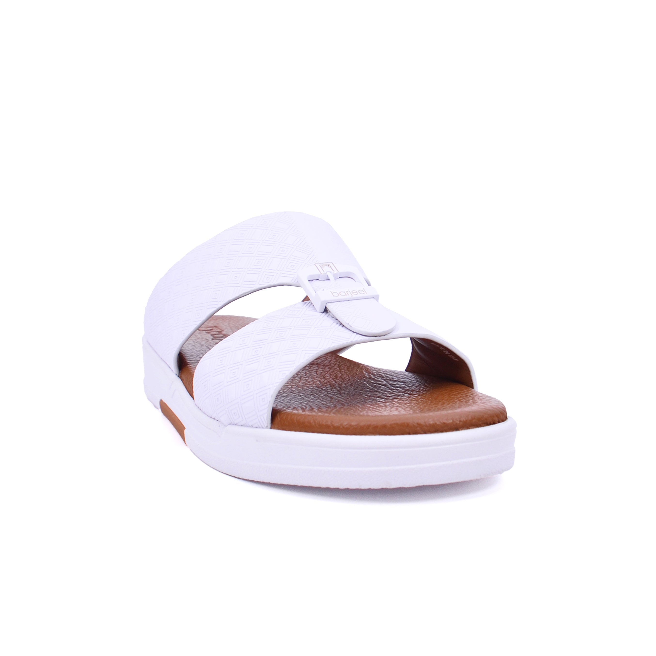 Barjeel Uno MSA 152 Men's Sandals #color_White