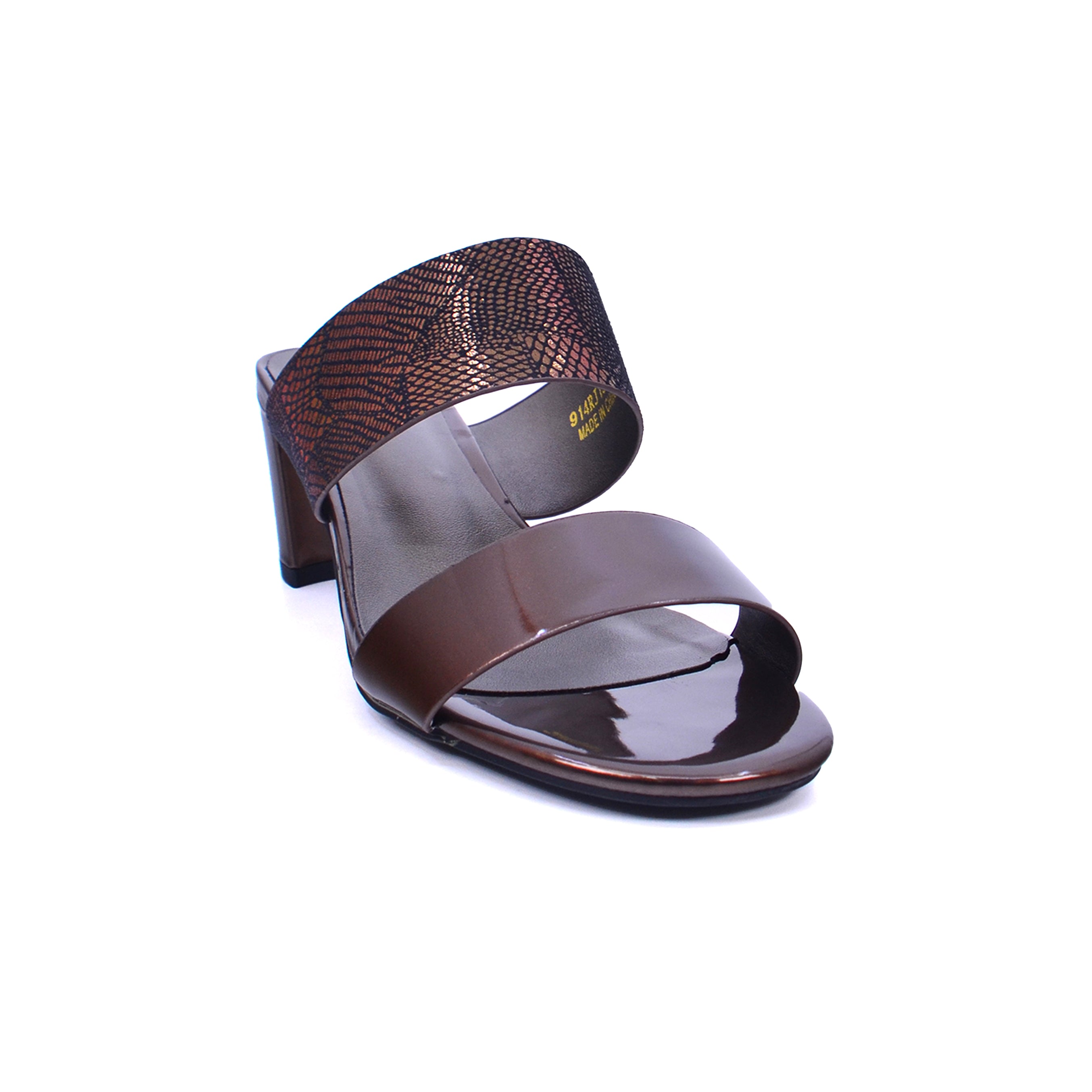 Michelle Morgan 914RJ192 Women's Heels Sandals #color_Brown