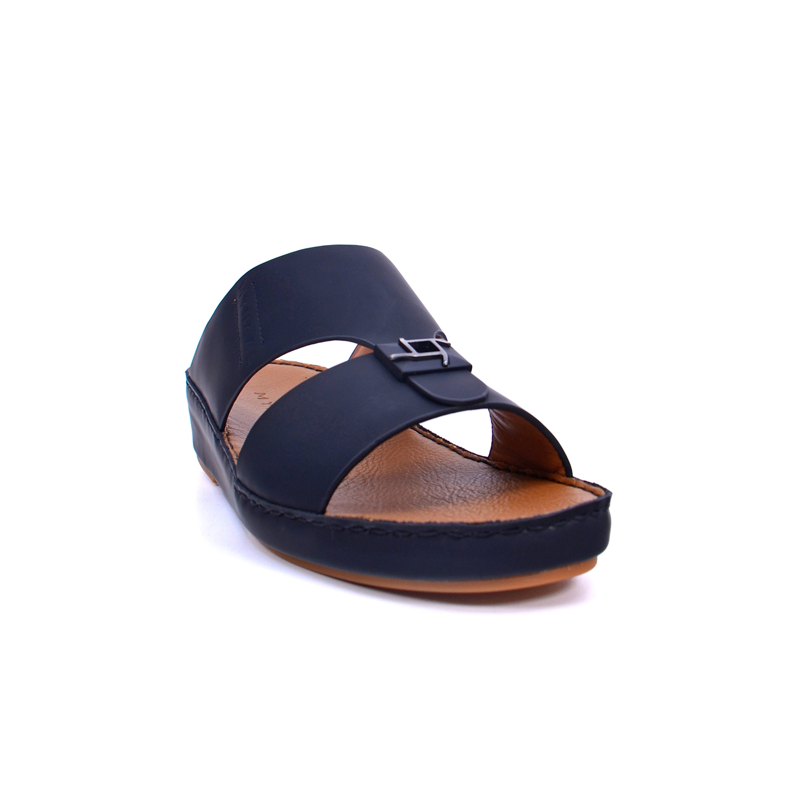 Mynaal MYL 003 Men's Arabic Sandals #color_Black