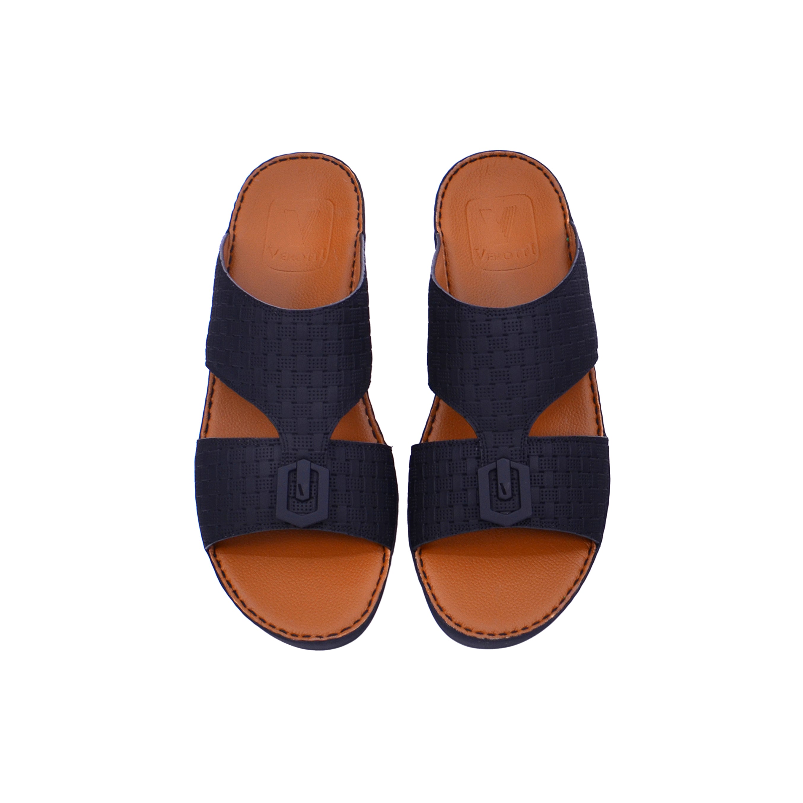 Verotti VTS-64 Men's Arabic Sandals #color_Black