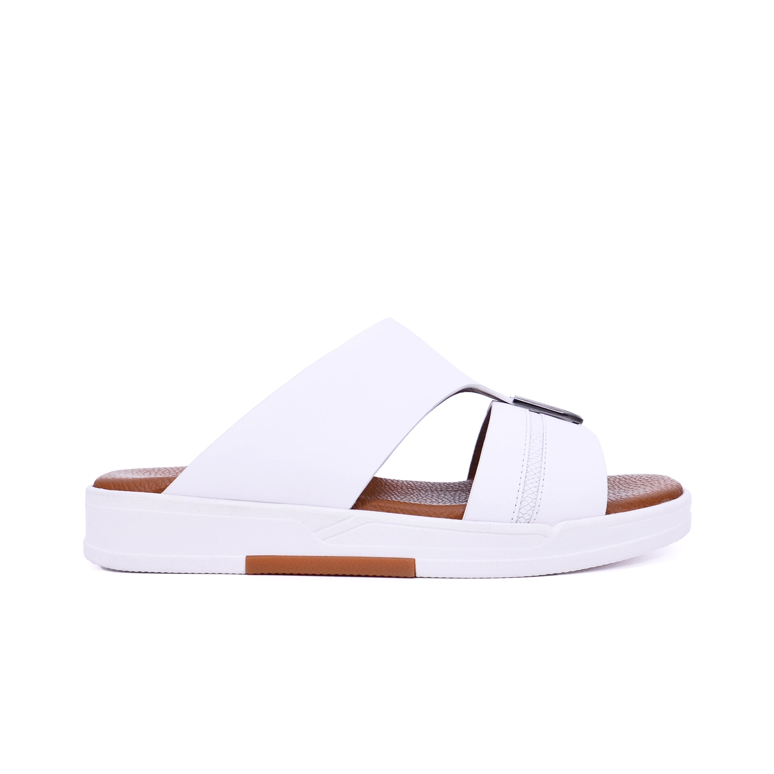 Barjeel Uno MSA 146 Men's Sandals #color_White