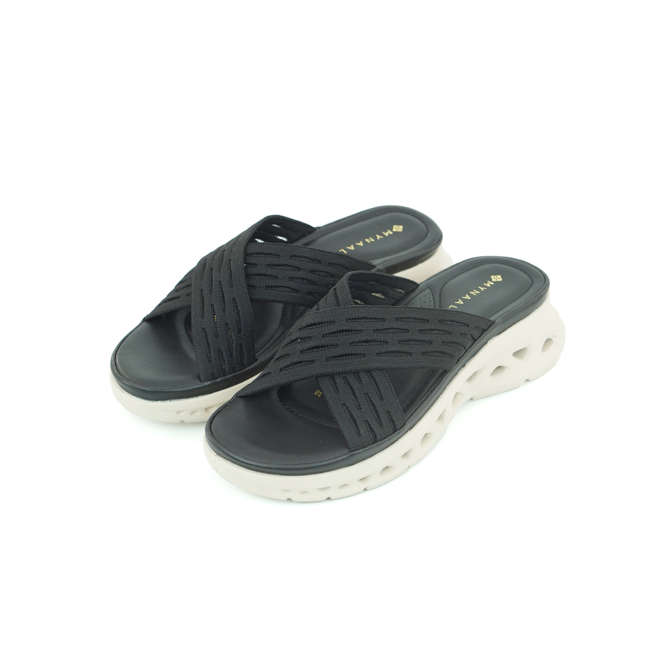Mynaal 3F2006-912 Women's Sandals #color_Black