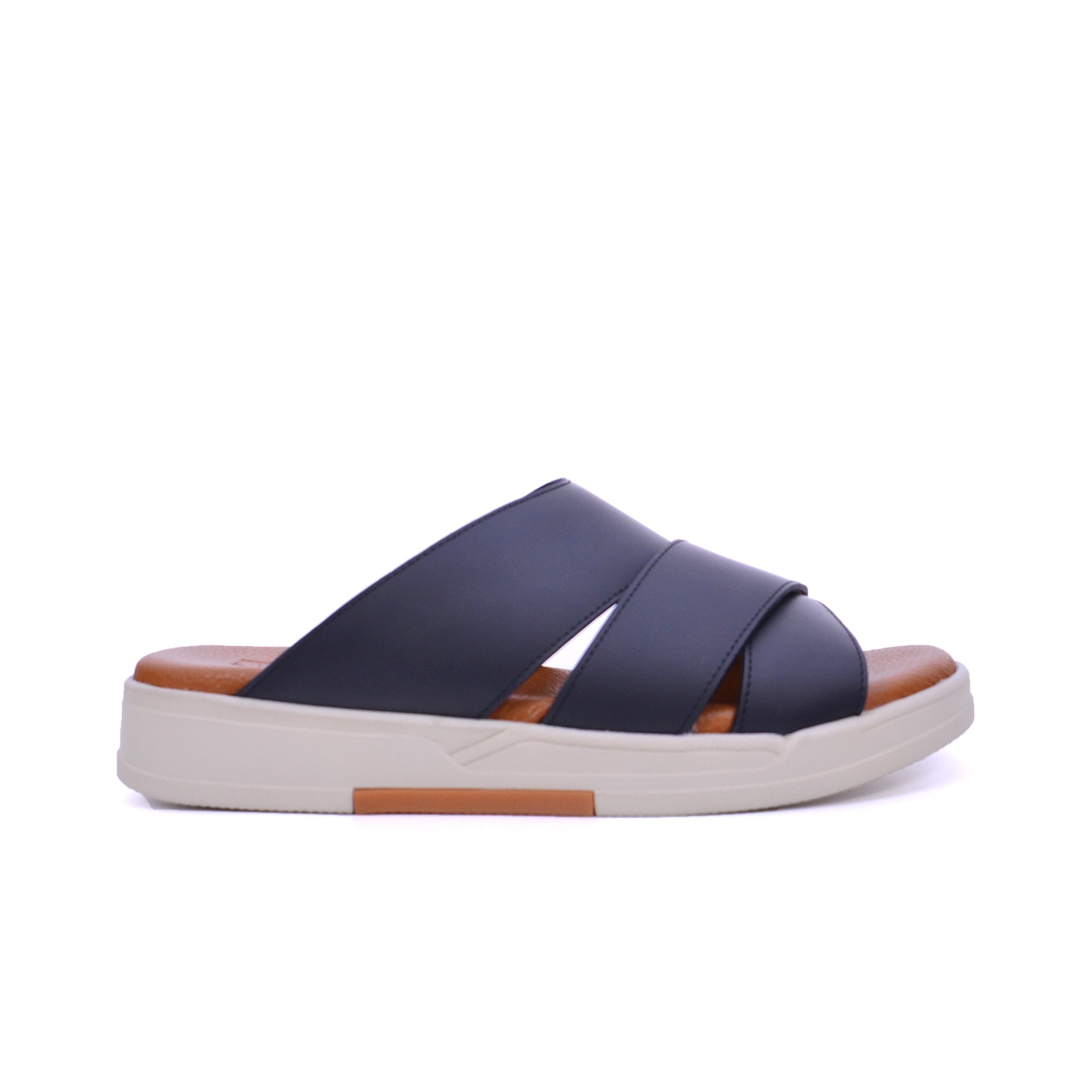 Barjeel Uno MSA 125 Men's Sandals #color_Black