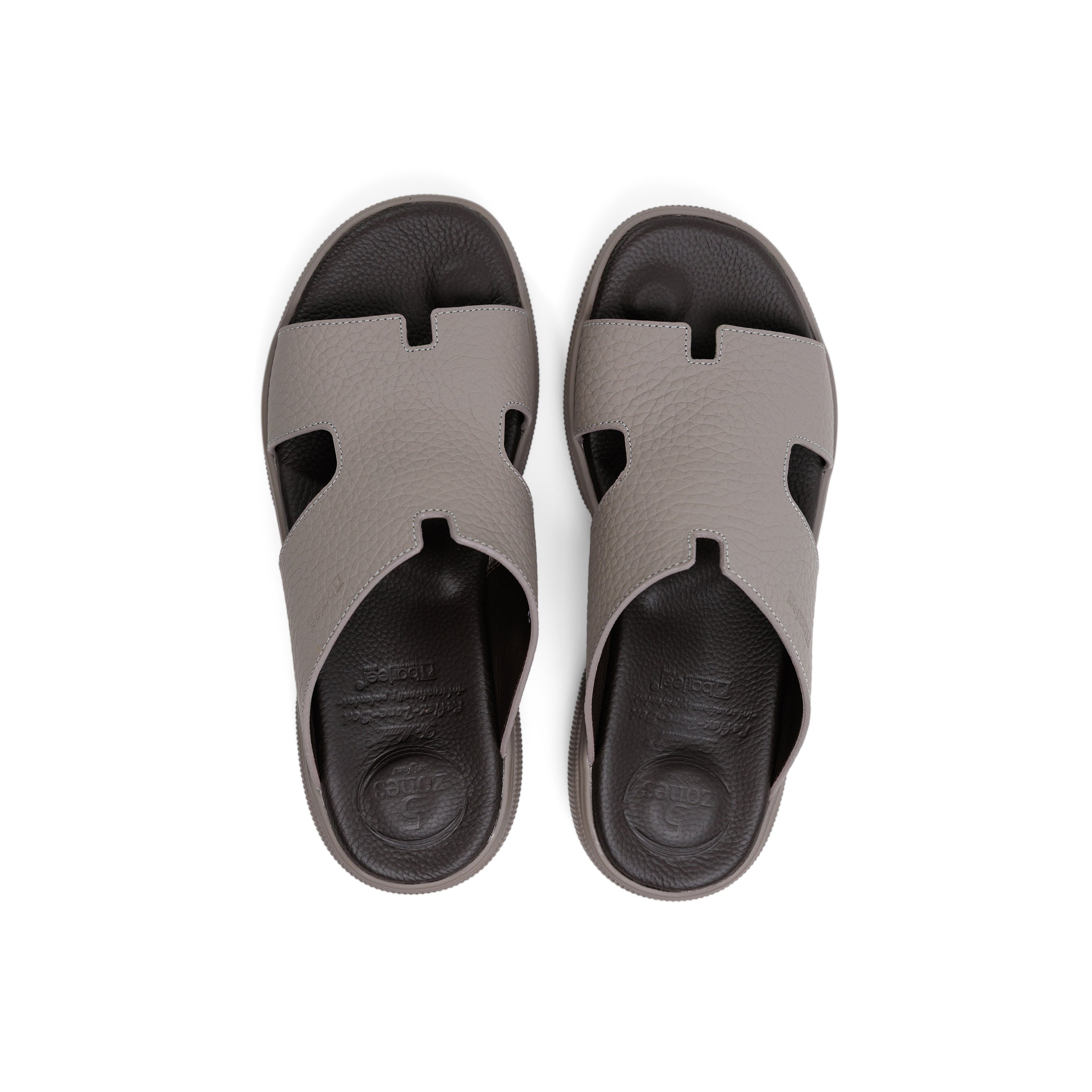 Barjeel Uno BU005 Men's Sandals #color_Gray
